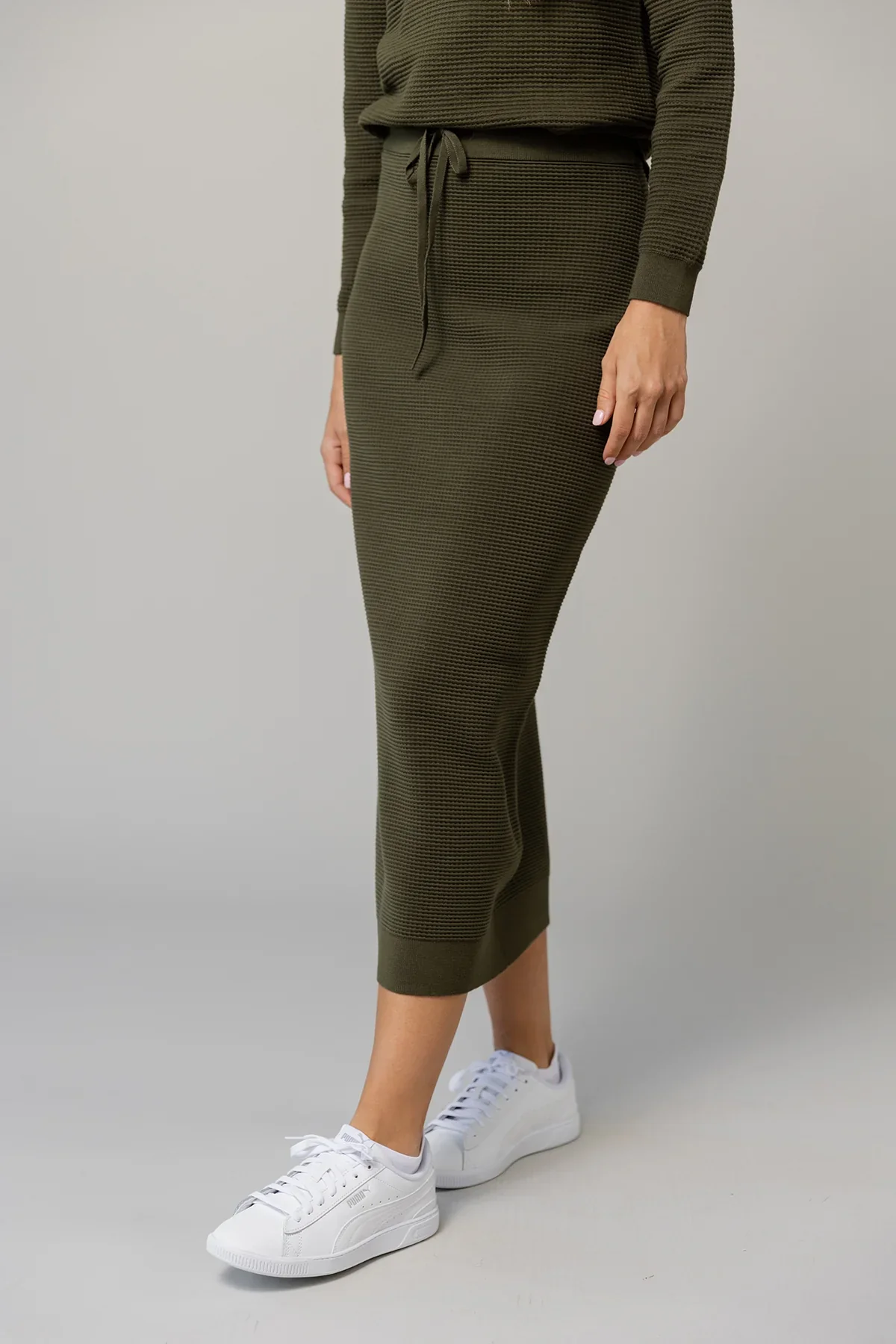 Apparalel Alinea Midi Skirt Basil - Image 4