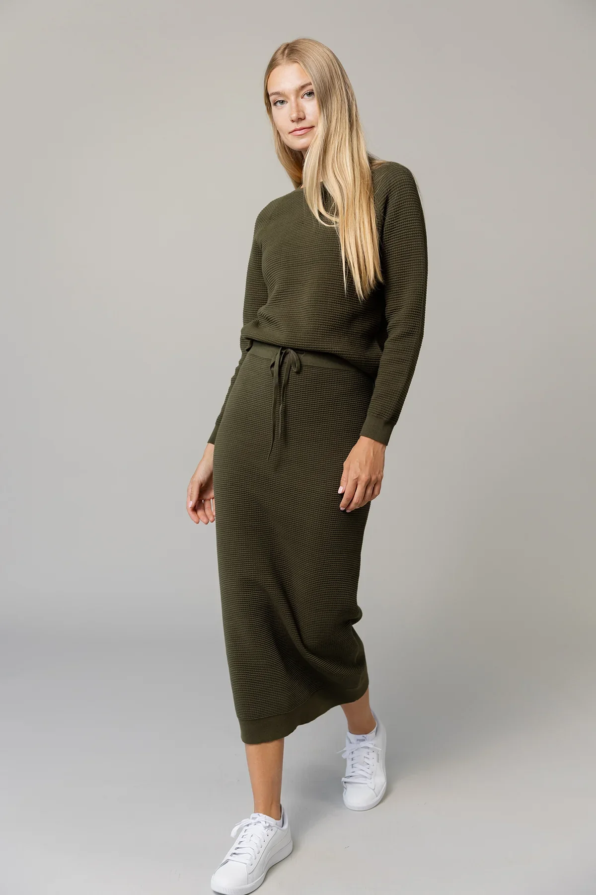 Apparalel Alinea Midi Skirt Basil - Image 6