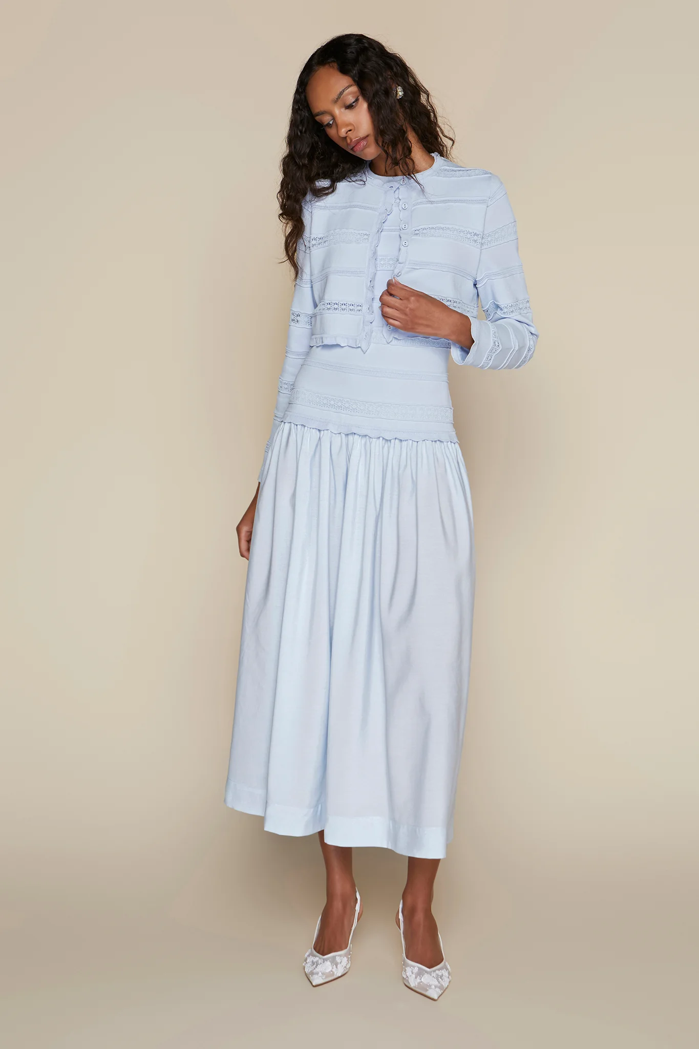 Apparalel Amur Dress Pale Blue - Image 5