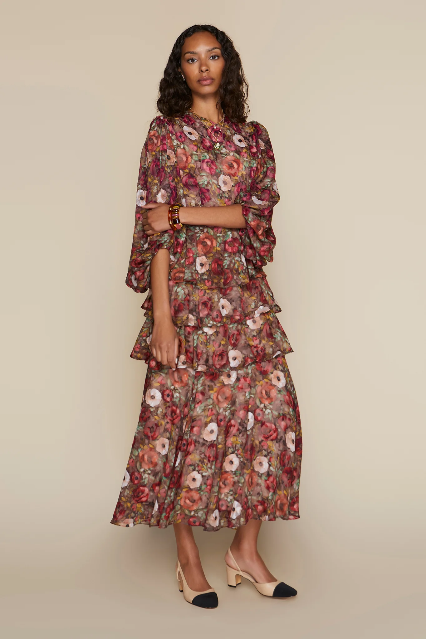 Apparalel Capri Dress Berry Bloom - Image 2