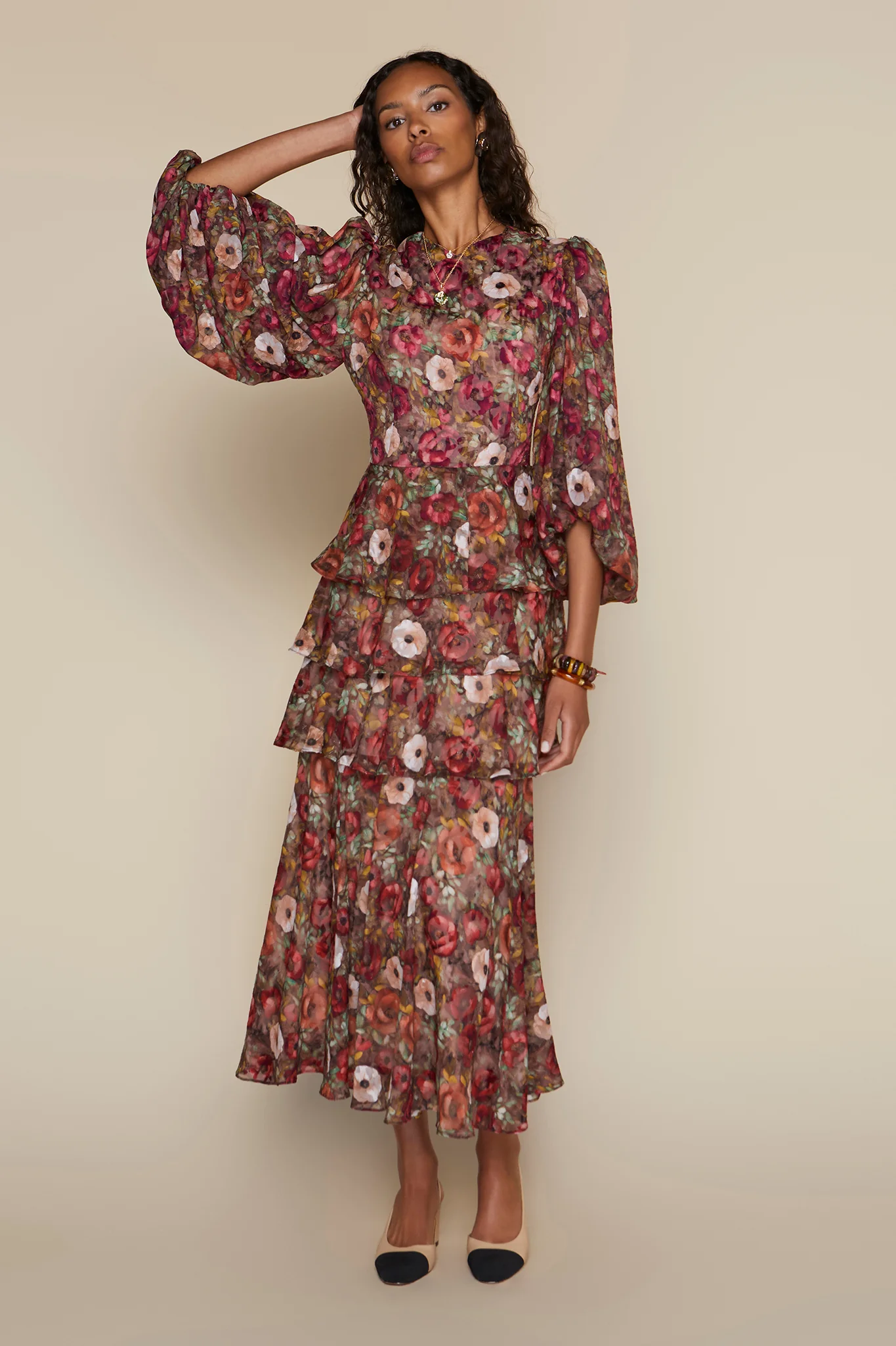 Apparalel Capri Dress Berry Bloom - Image 3
