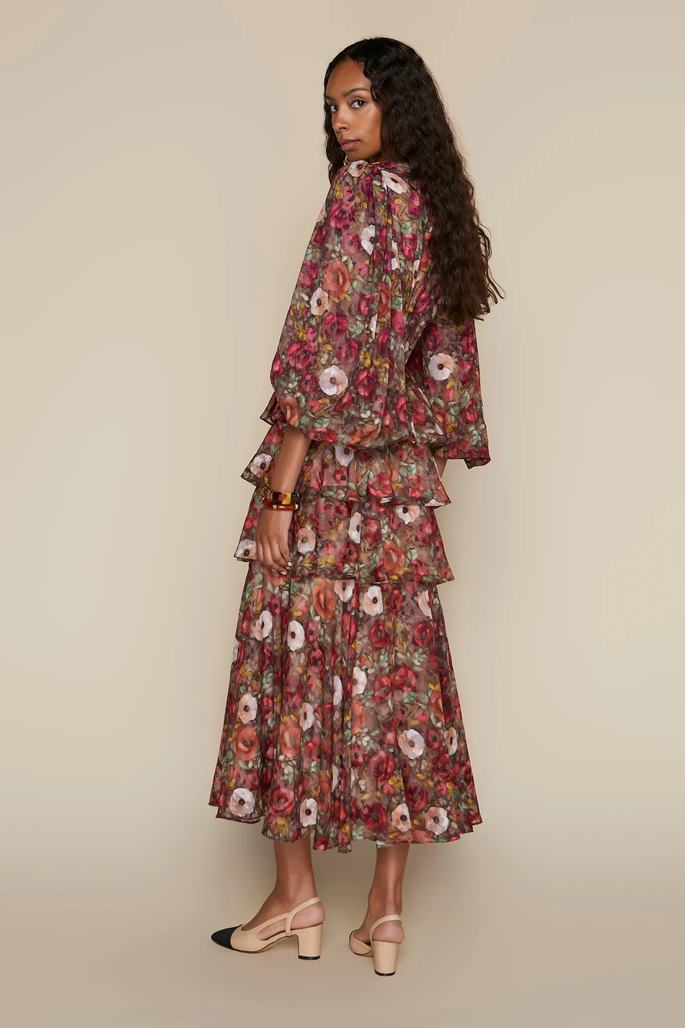 Apparalel Capri Dress Berry Bloom - Image 4