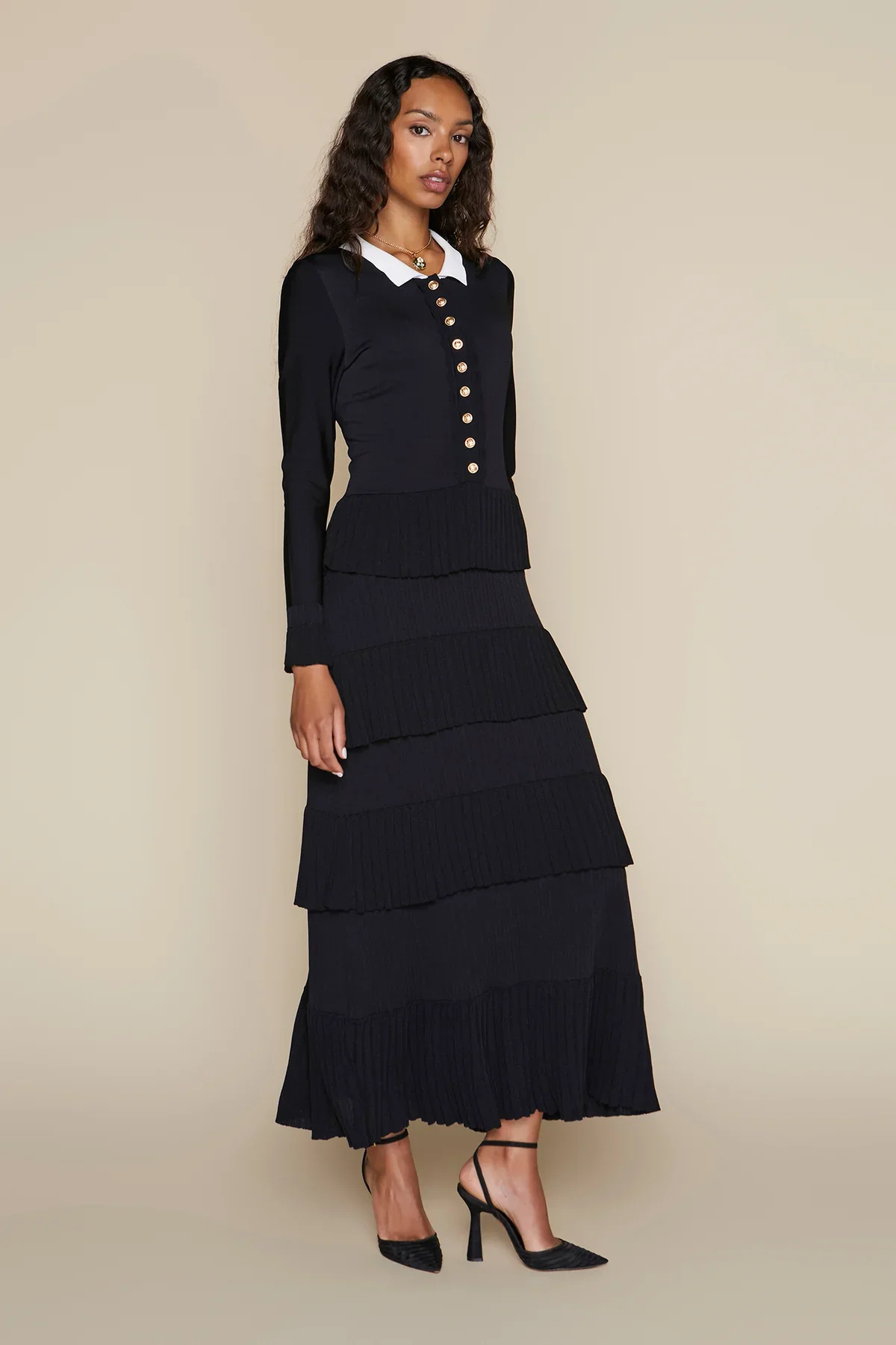 Apparalel Lena Dress Black - Image 2