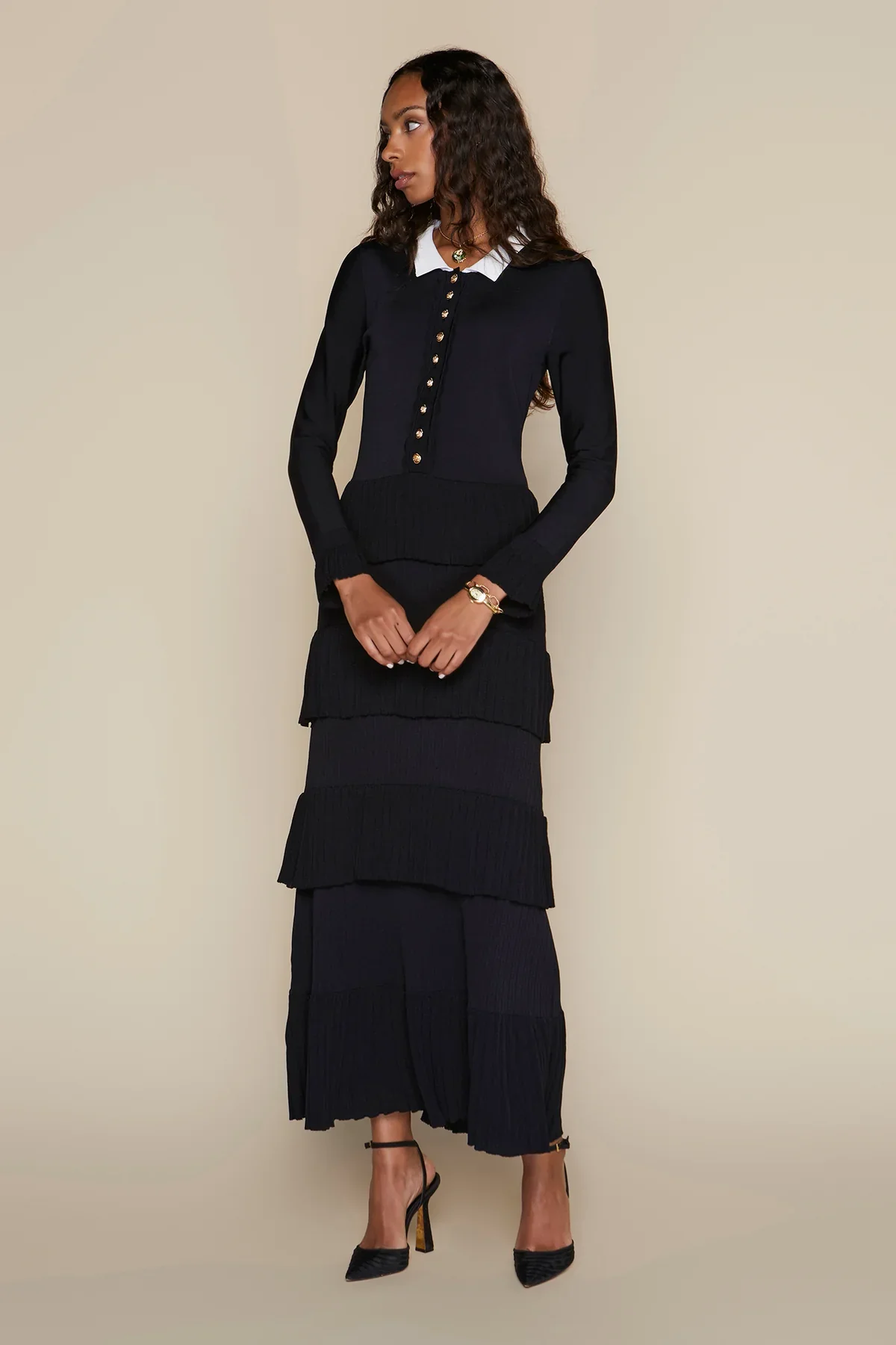 Apparalel Lena Dress Black - Image 4