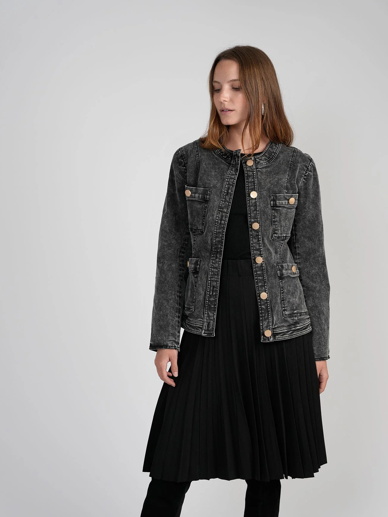 Bliss Acid Wash Jacket - Image 3