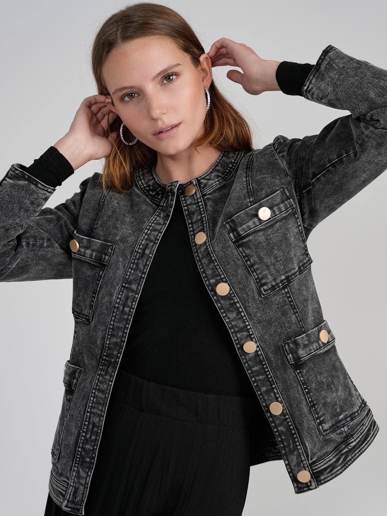 Bliss Acid Wash Jacket - Image 4