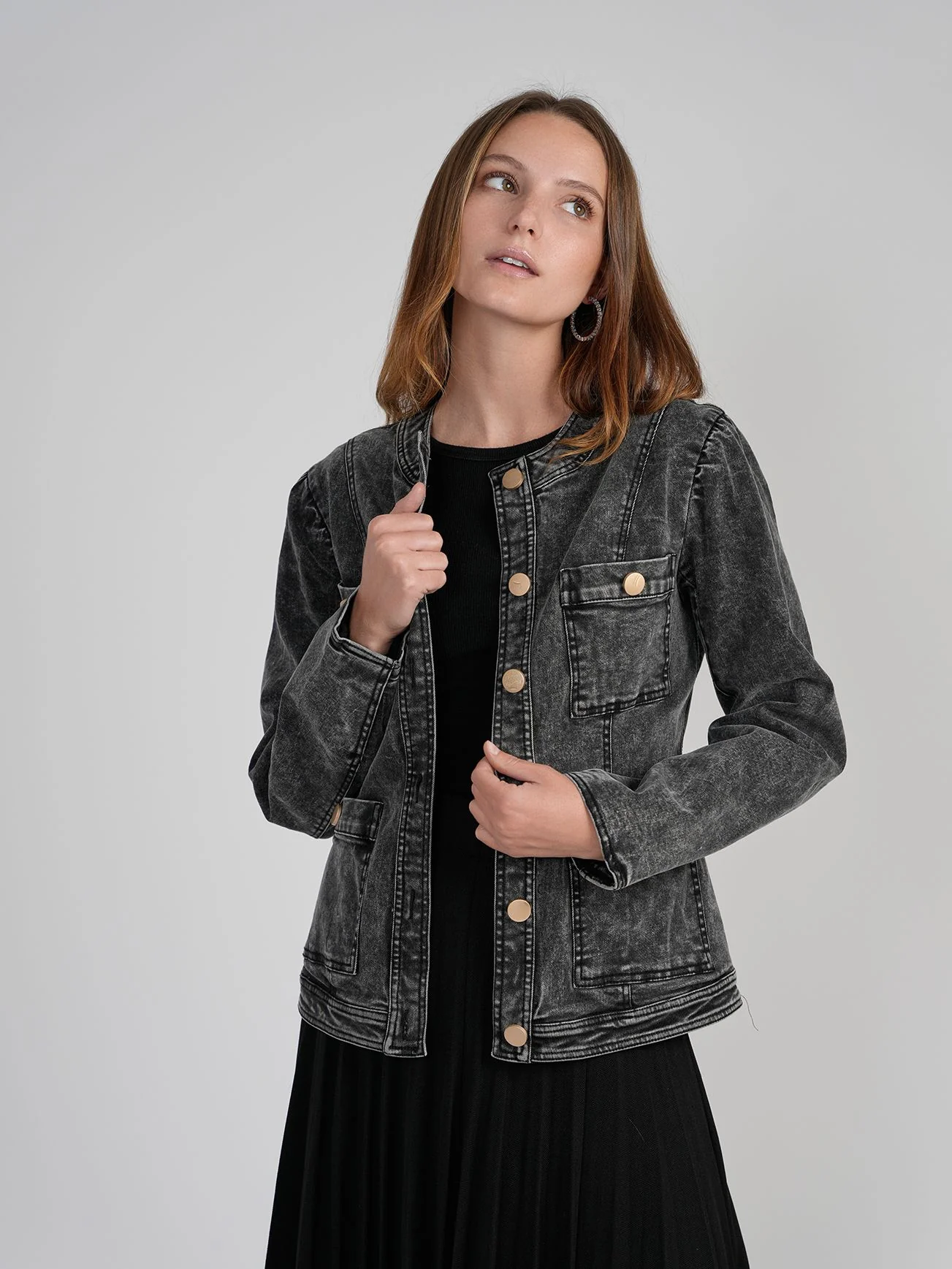 Bliss Acid Wash Jacket - Image 5
