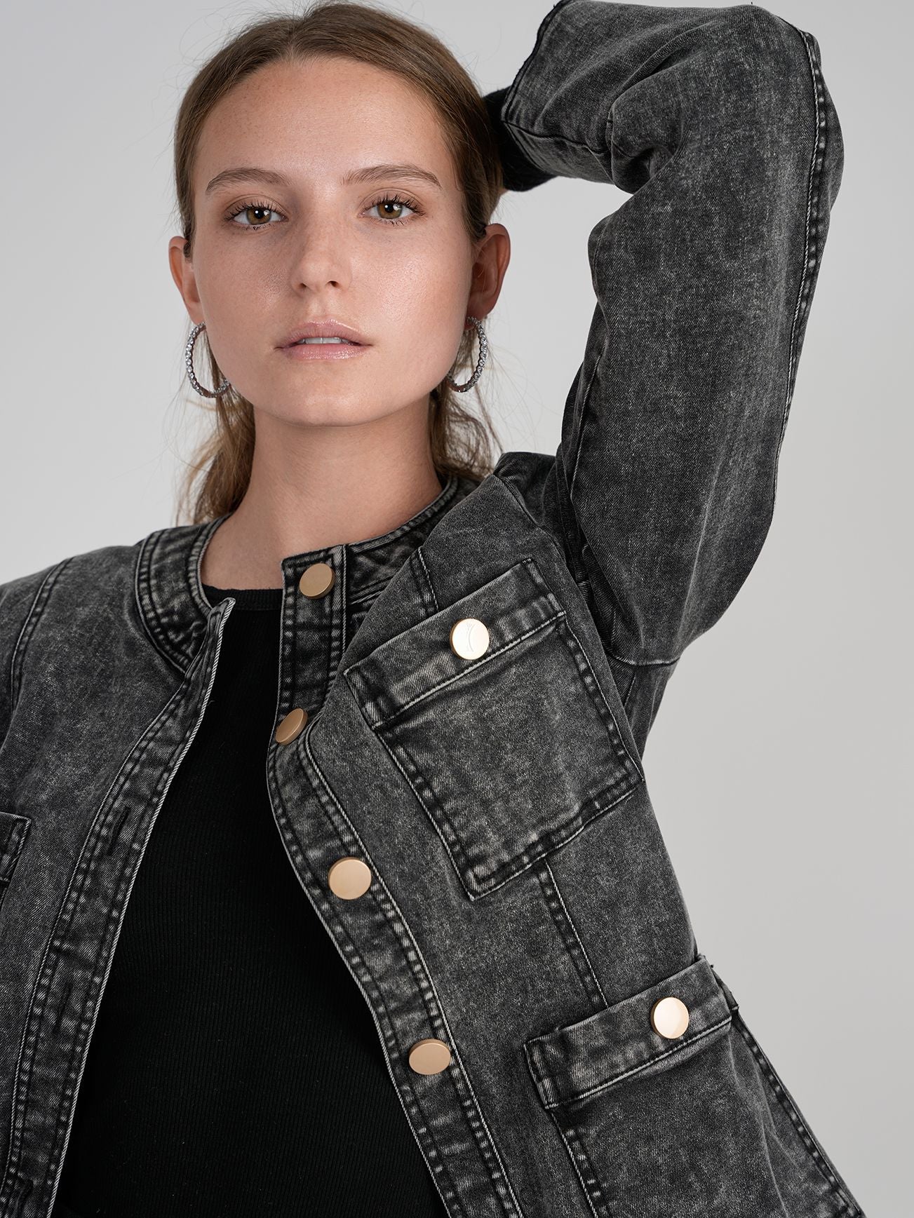 Bliss Acid Wash Jacket - Image 6