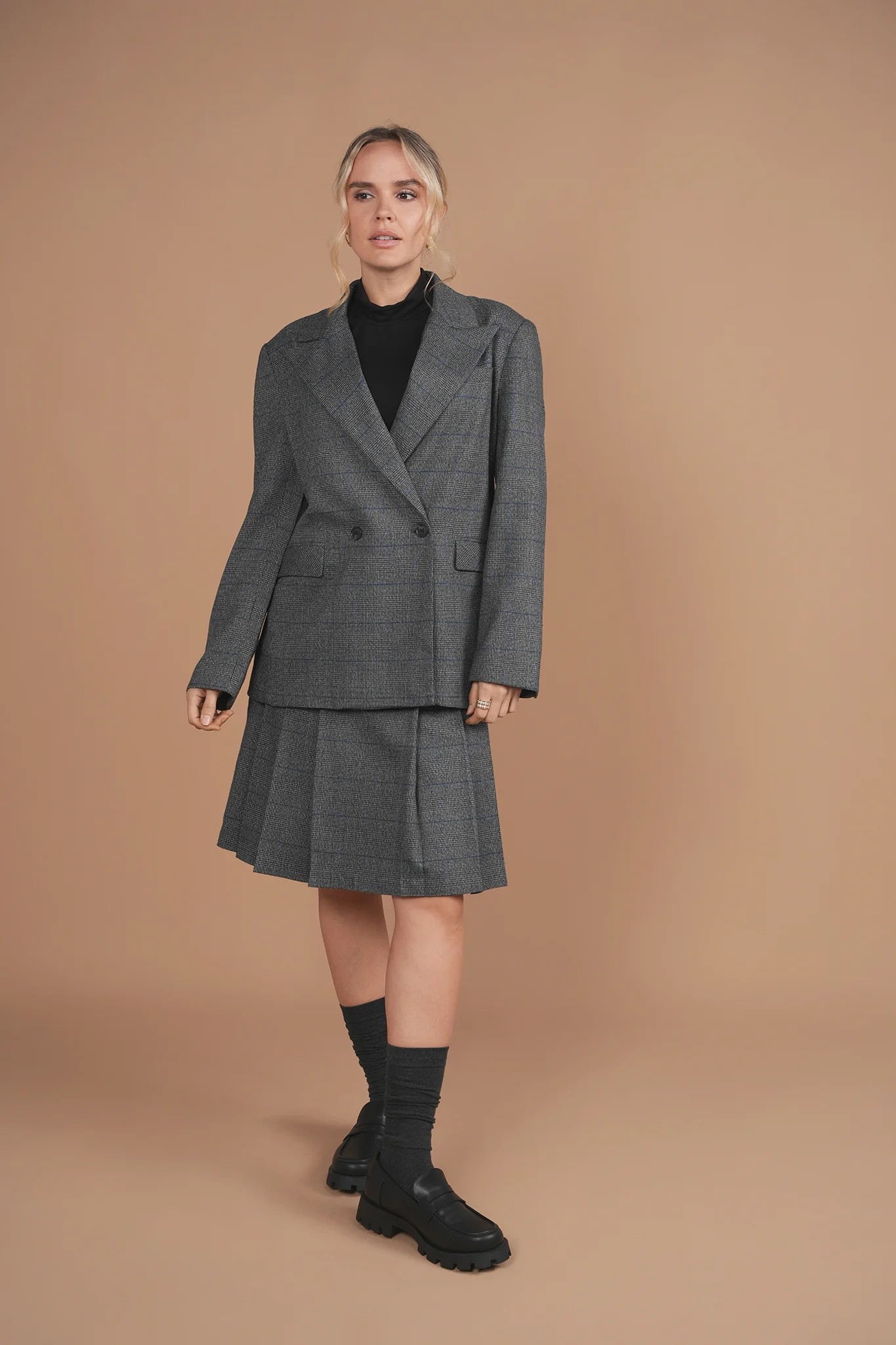 Bliss Blazer Plaid