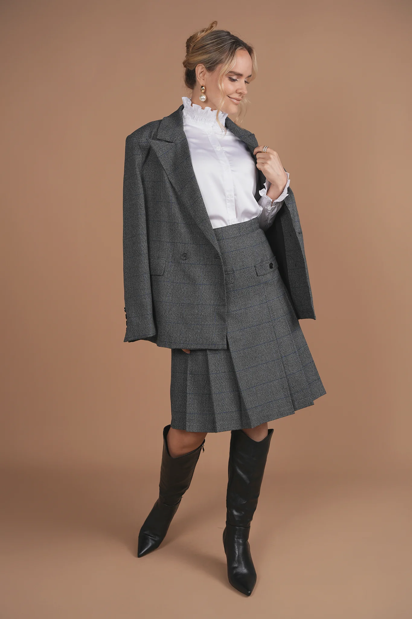 Bliss Blazer Plaid - Image 2