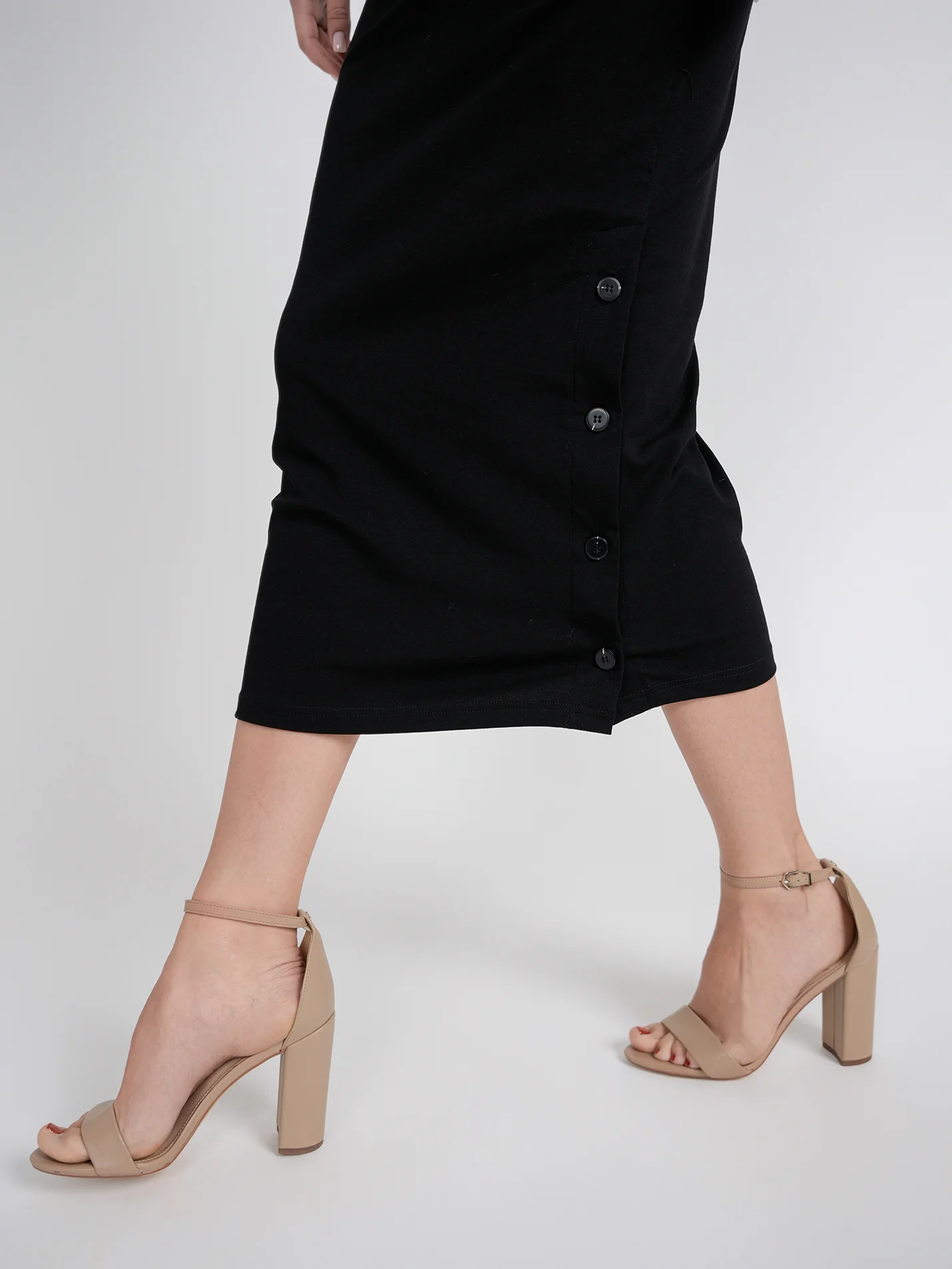 Bliss Side Button Summer Dress - Image 6