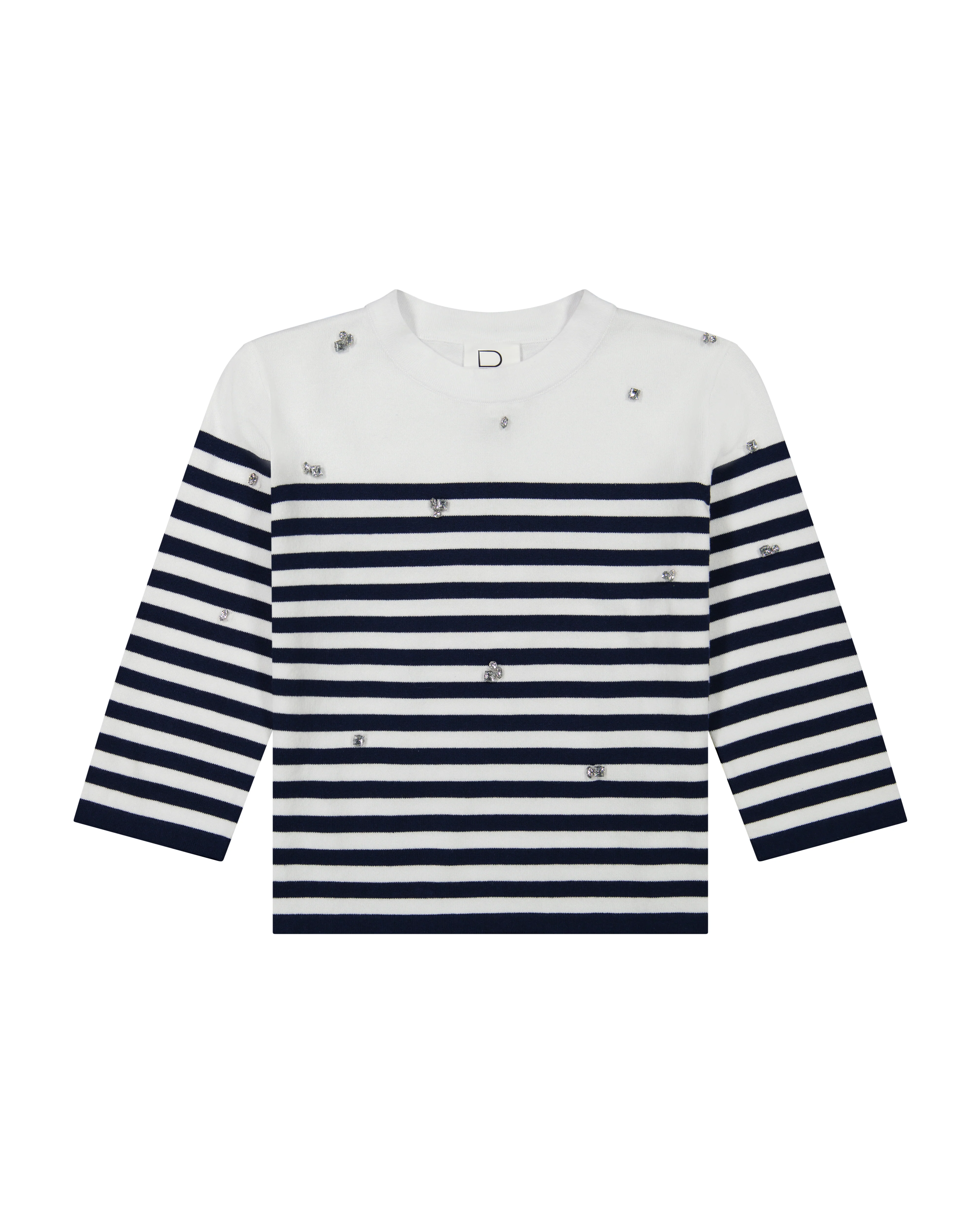 Bliss Embellished Striped Sweater - Image 2