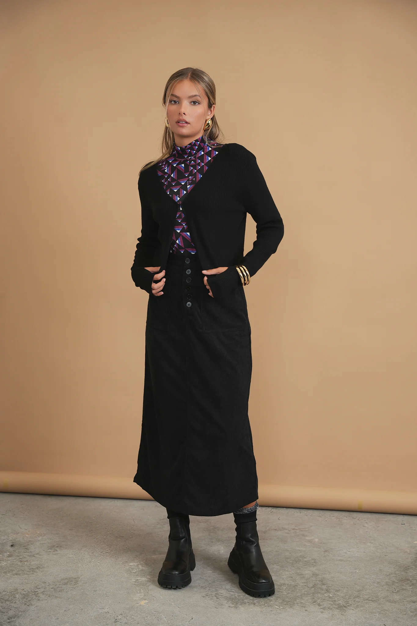 Bliss Knit Bolero Black - Image 3