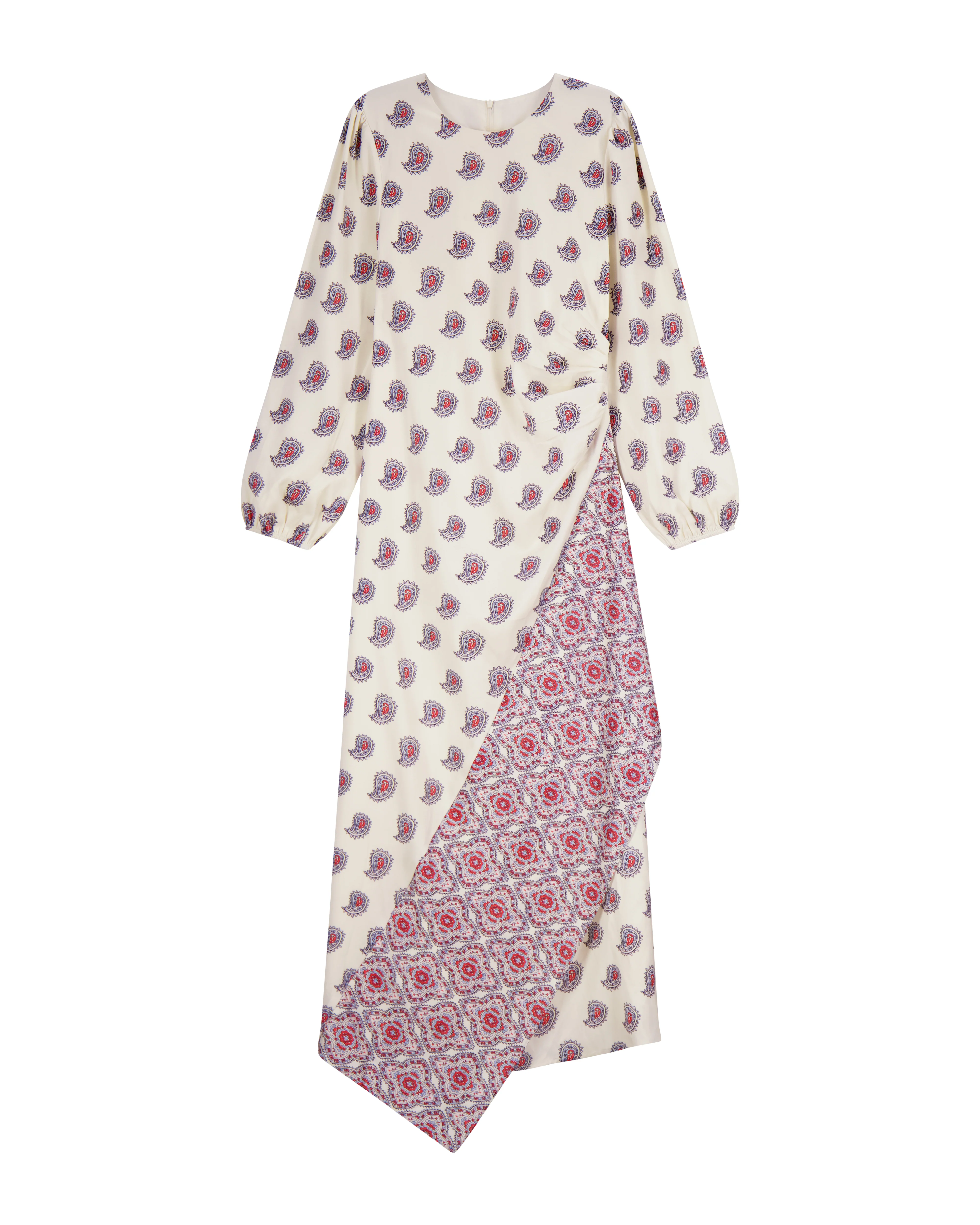 Bliss Paisley Drape Dress - Image 2