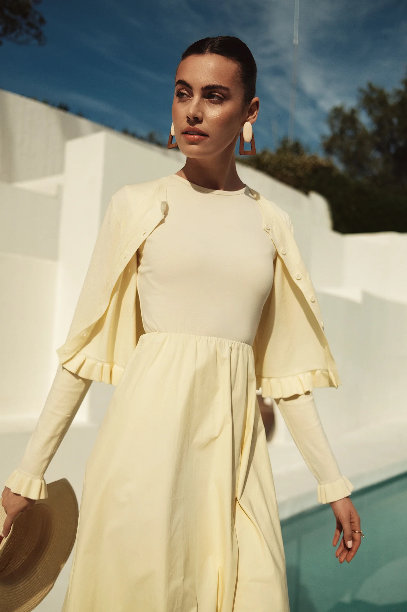 Bliss Poplin Jumper Butter Yellow - Image 4