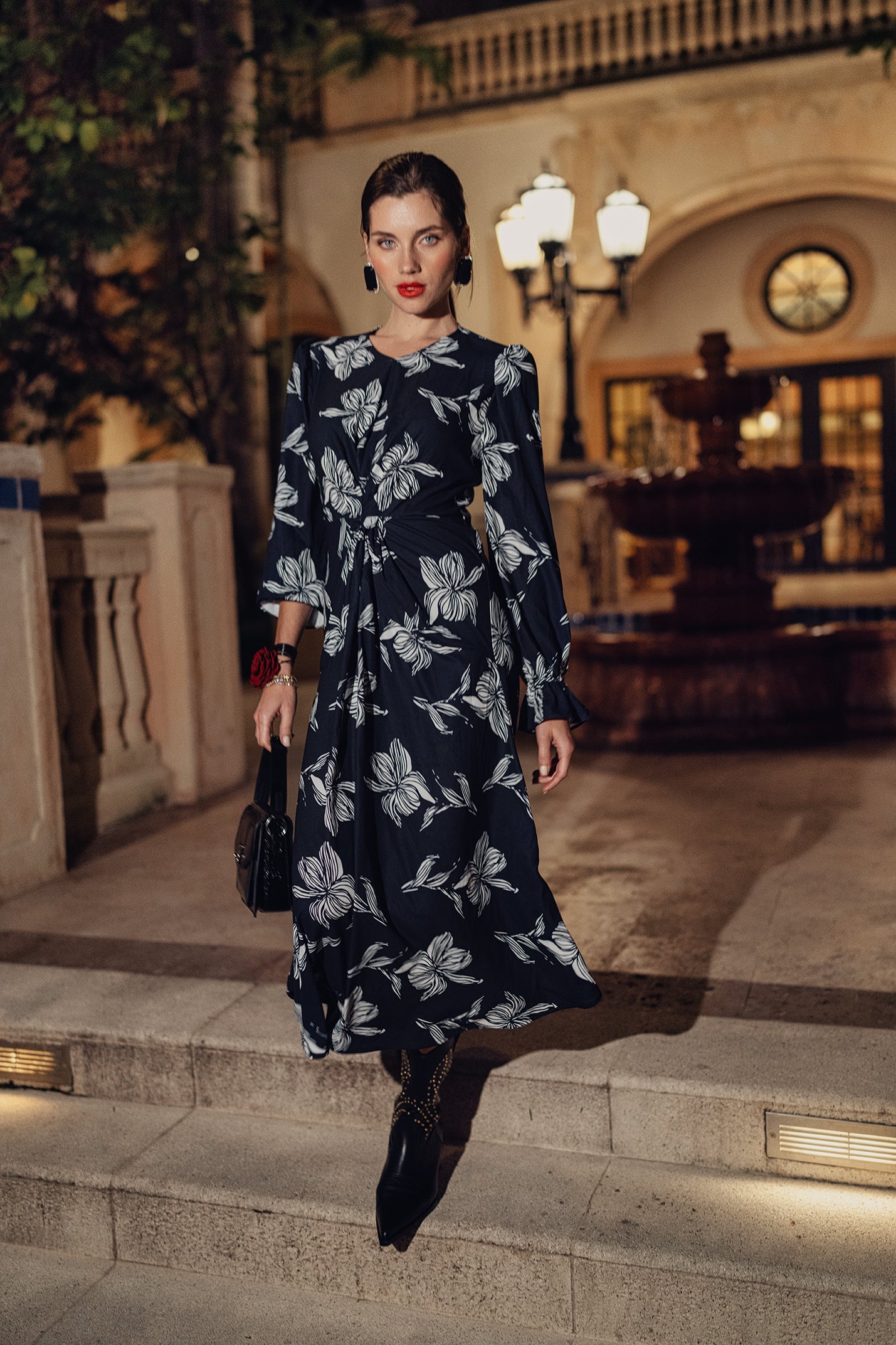 Bliss Twist Floral Dress - Image 8