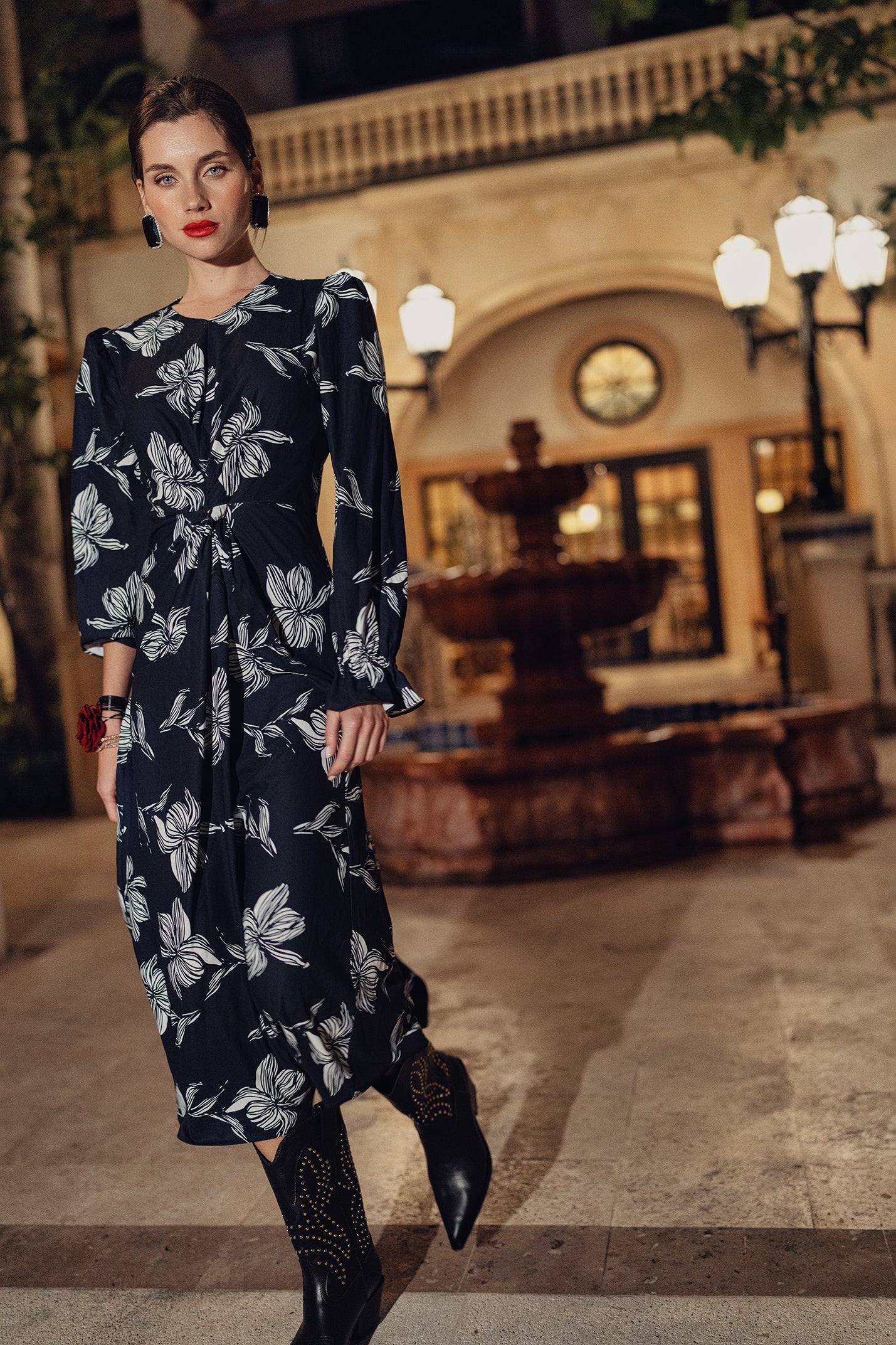 Bliss Twist Floral Dress - Image 9