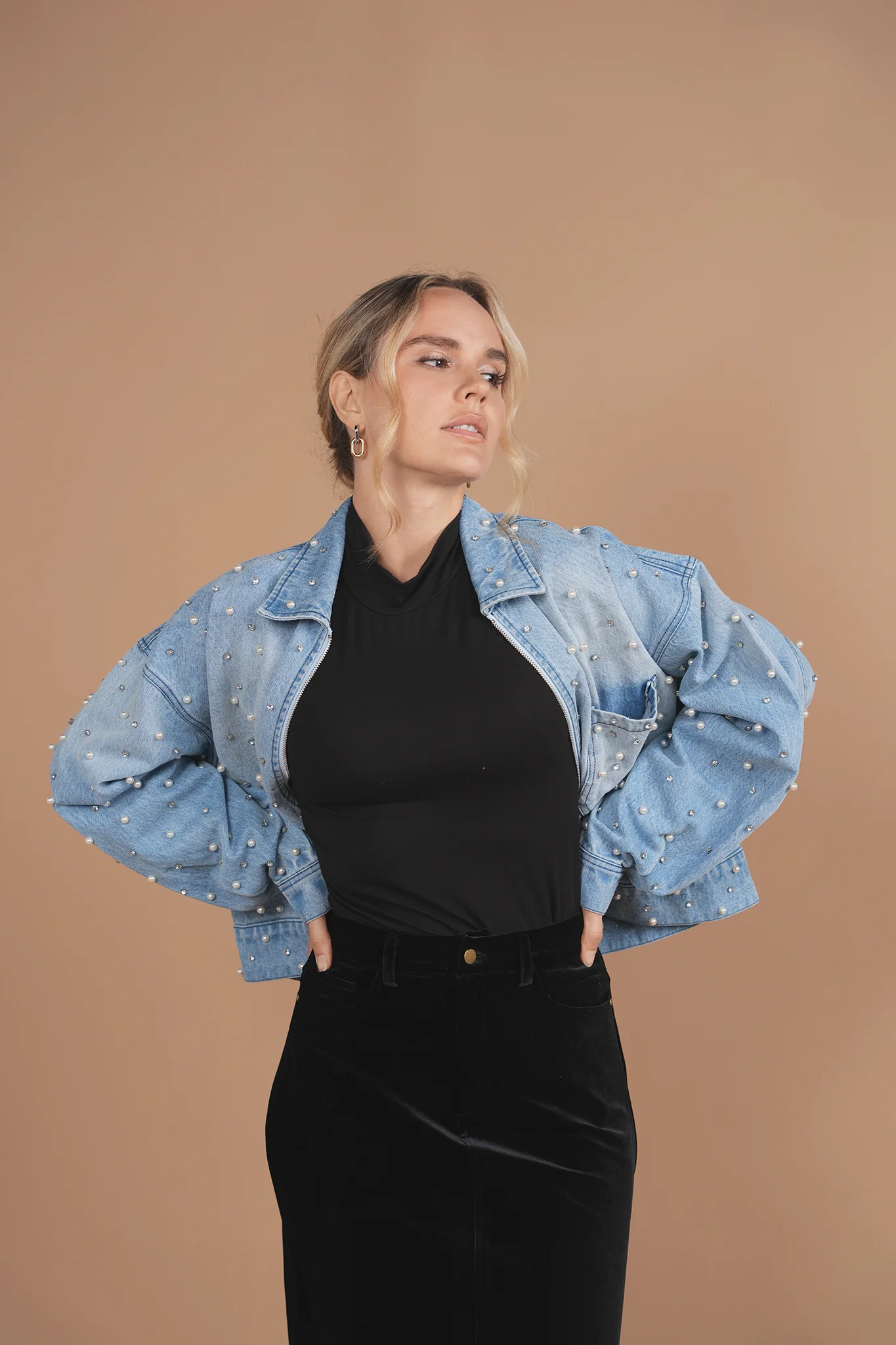 Bliss Velour Classic Skirt - Image 2