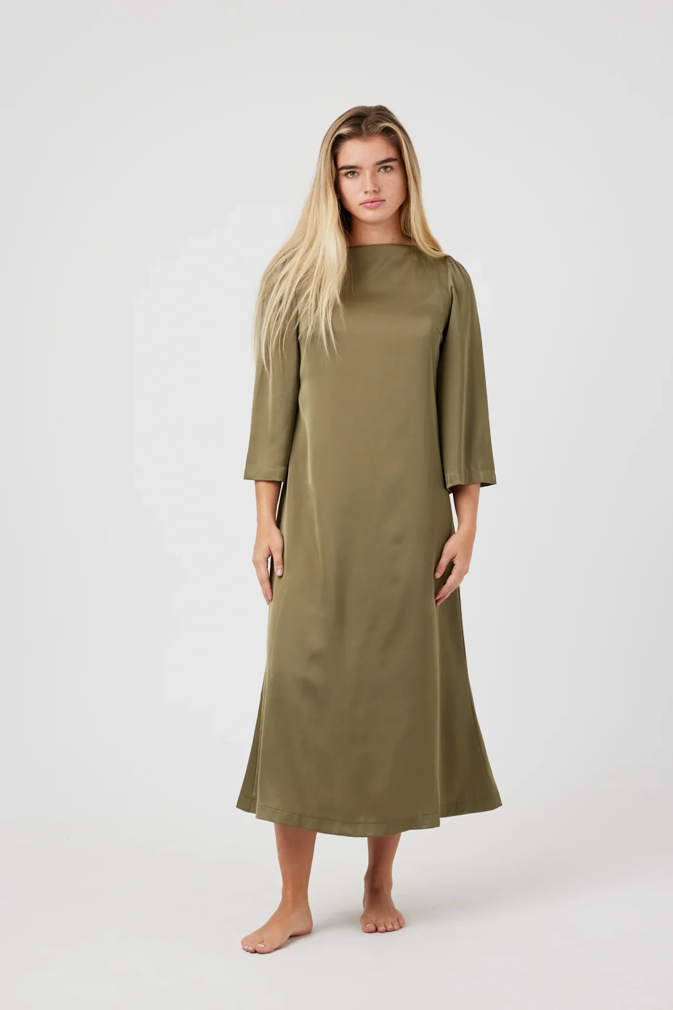 ByTess Lilah Dress Olive - Image 2