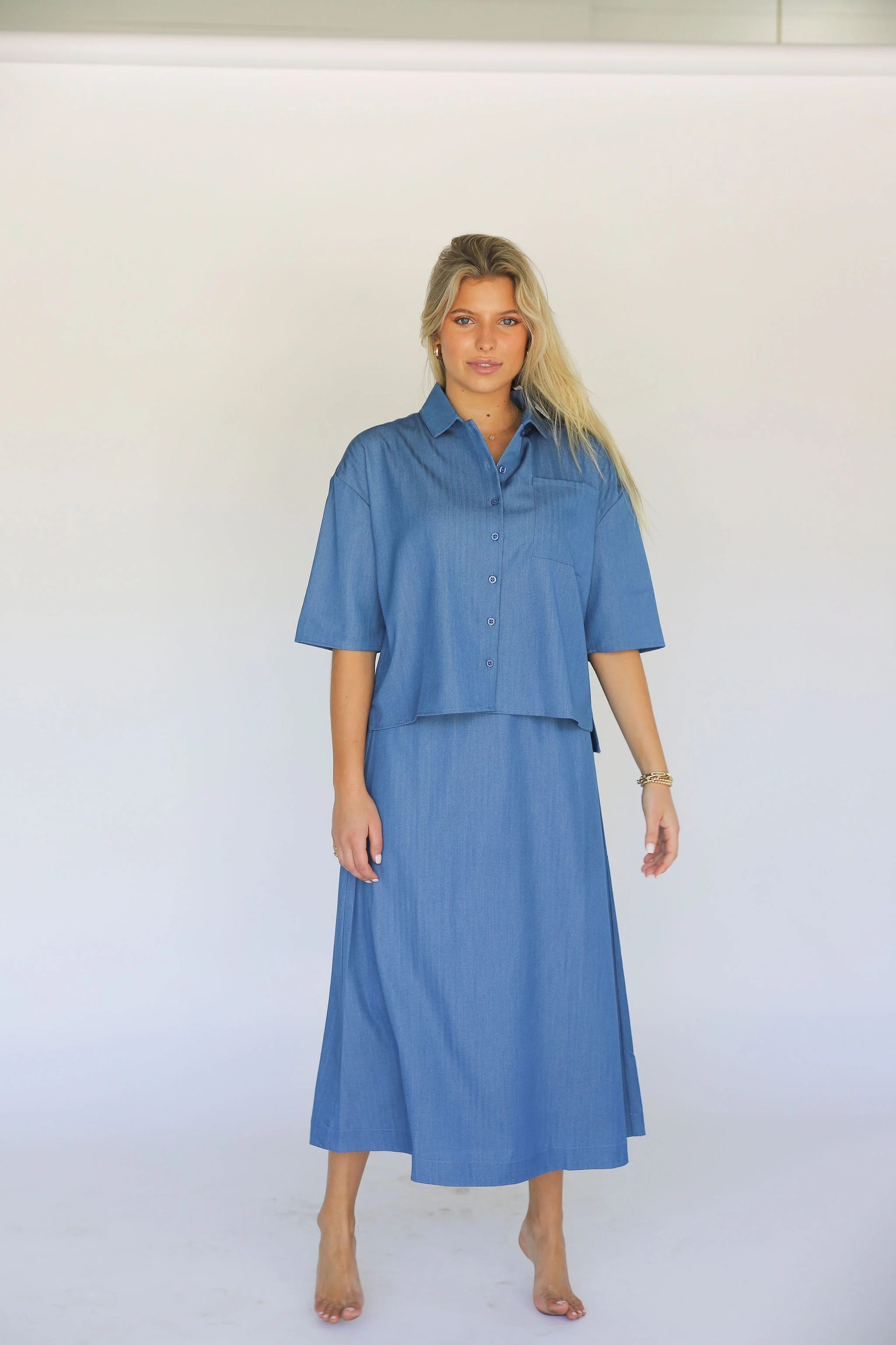 ByTess Liv Denim Skirt Midi - Image 3