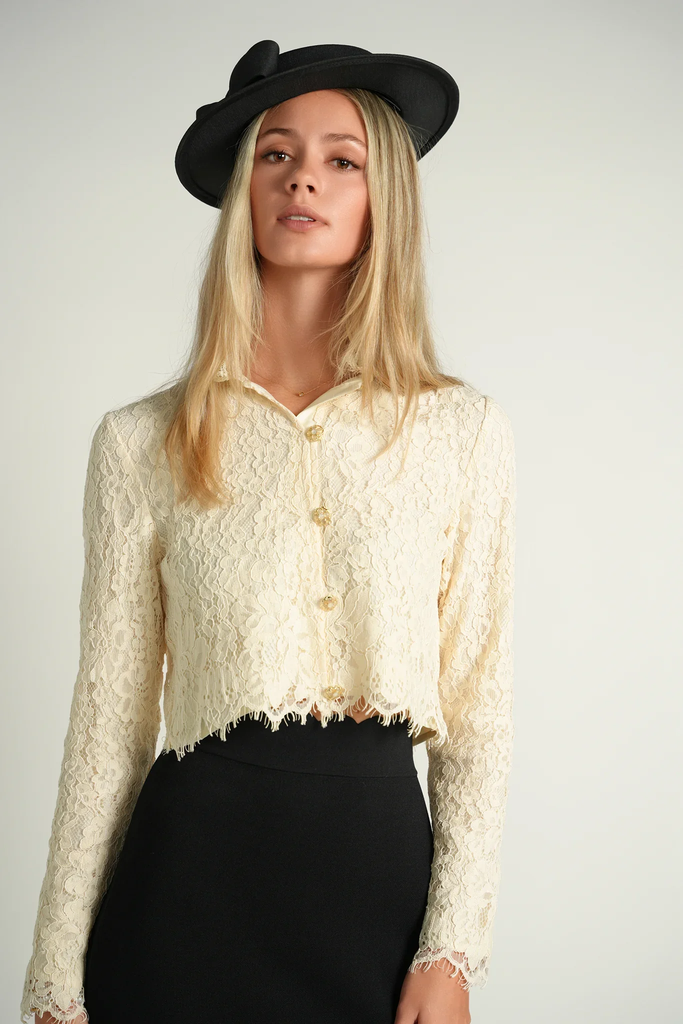 Ellie Makir French Lace Cardigan - Image 5