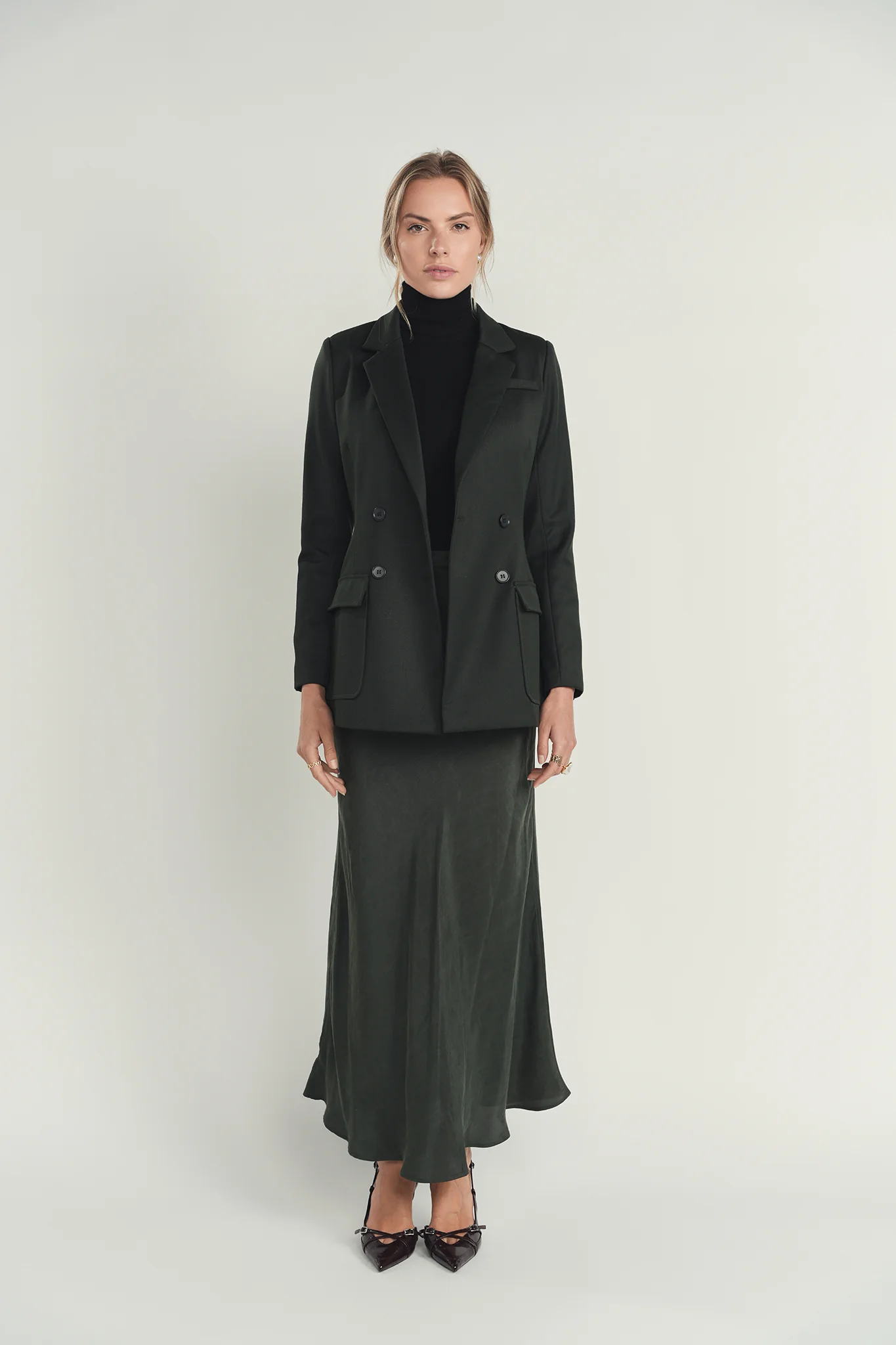Ellie Makir Tailored Wool Blazer - Image 2