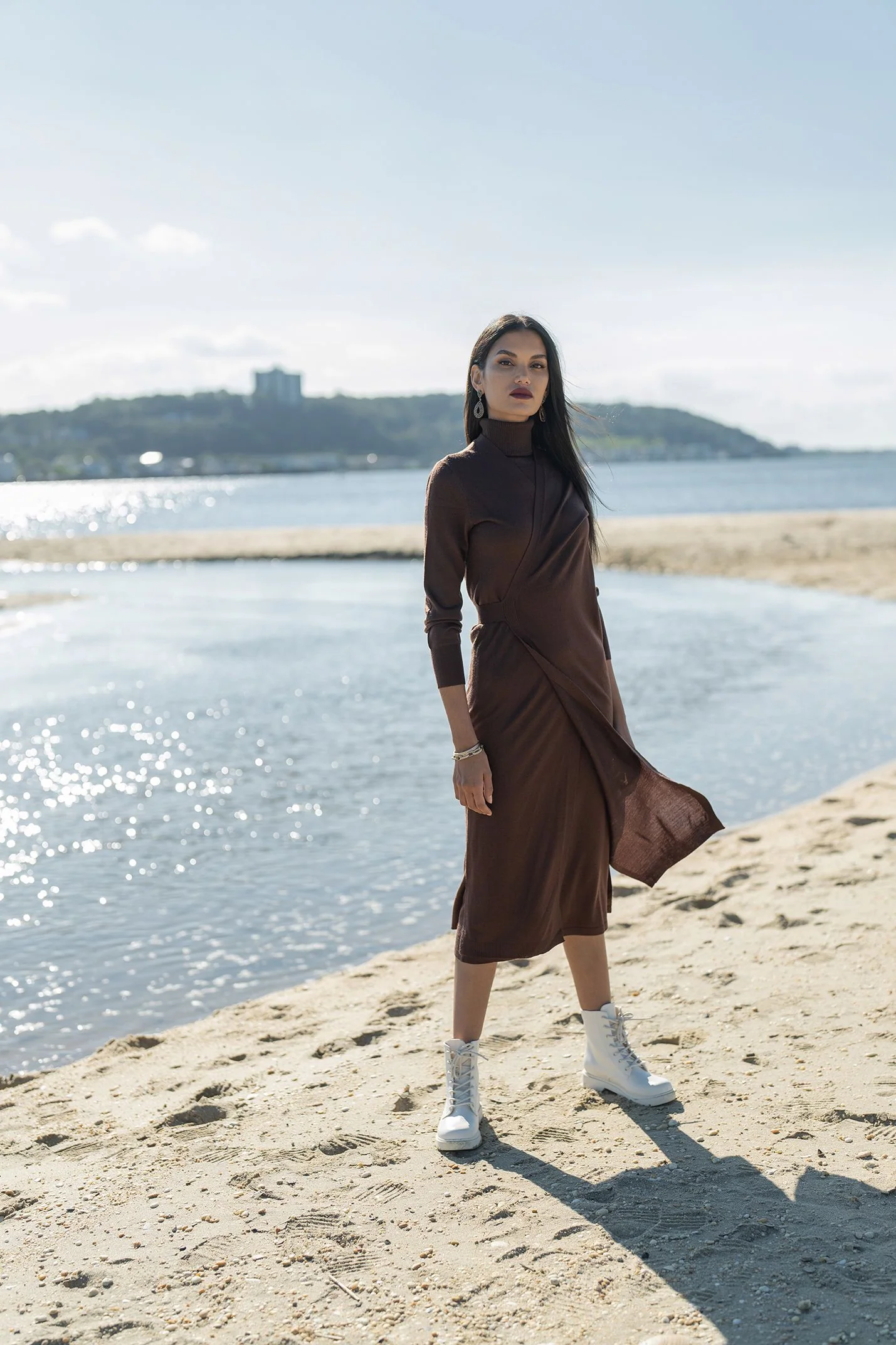 Ellie Makir Wrap Dress Set - Image 3