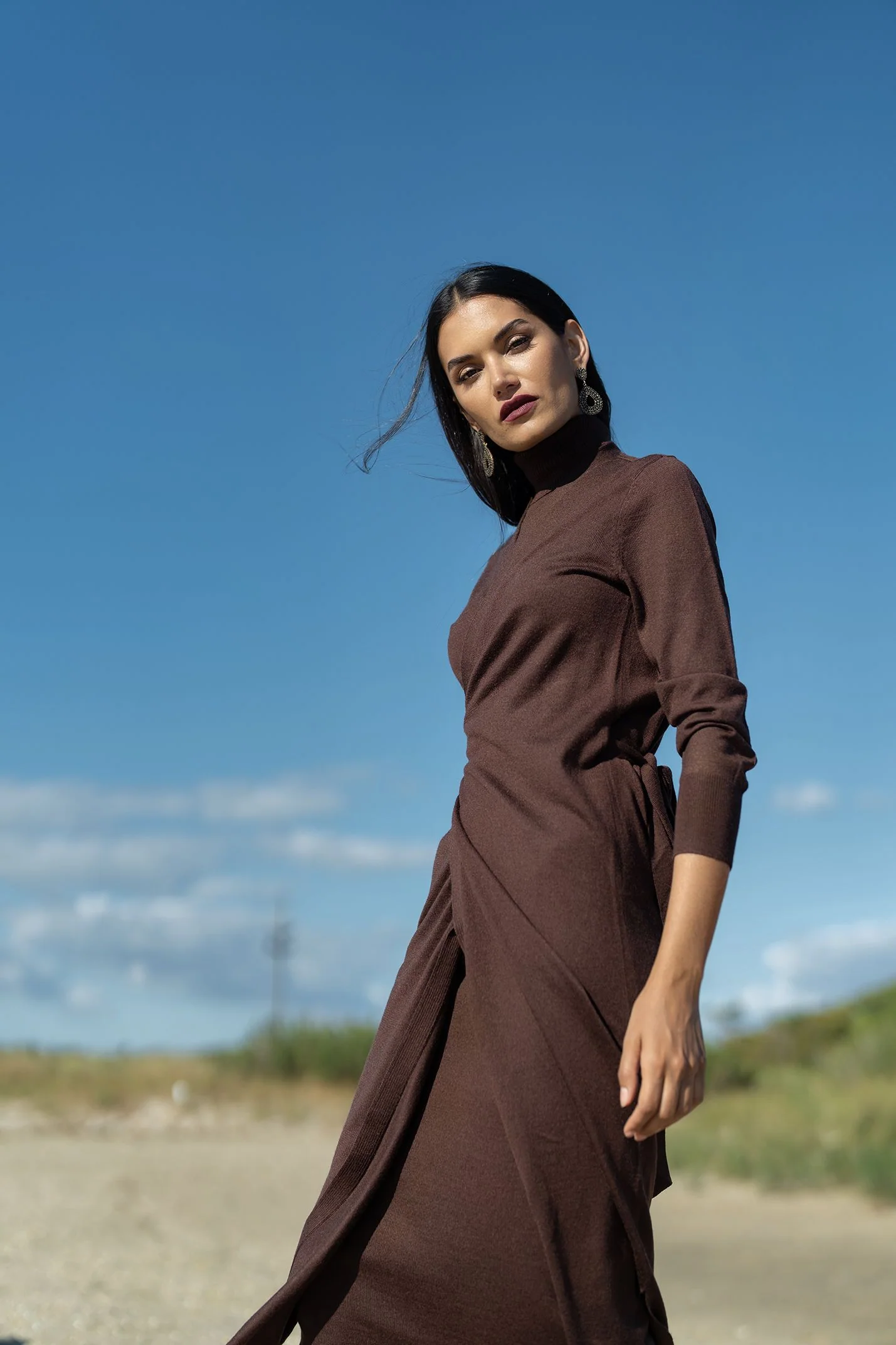 Ellie Makir Wrap Dress Set - Image 5