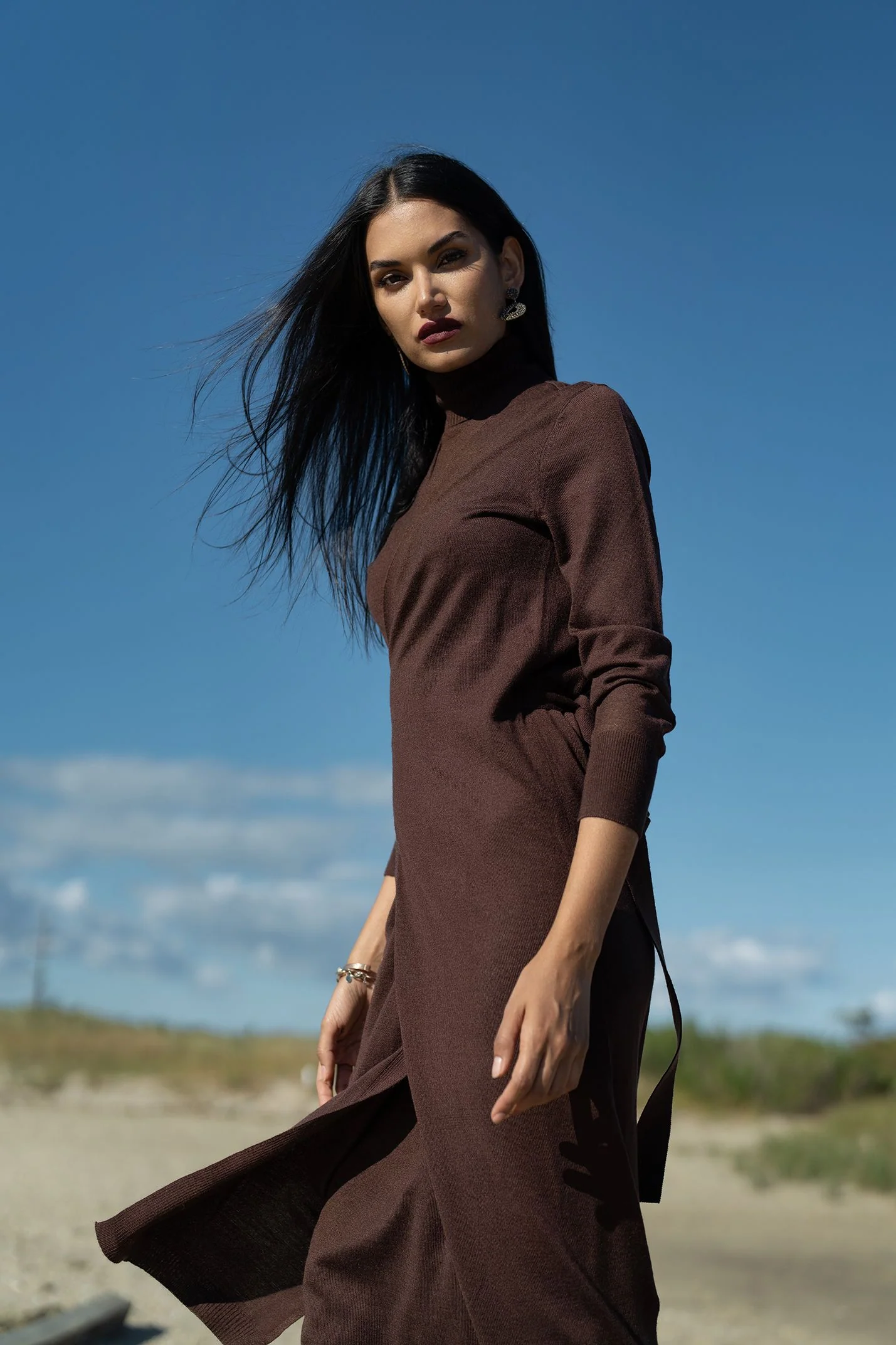 Ellie Makir Wrap Dress Set - Image 6