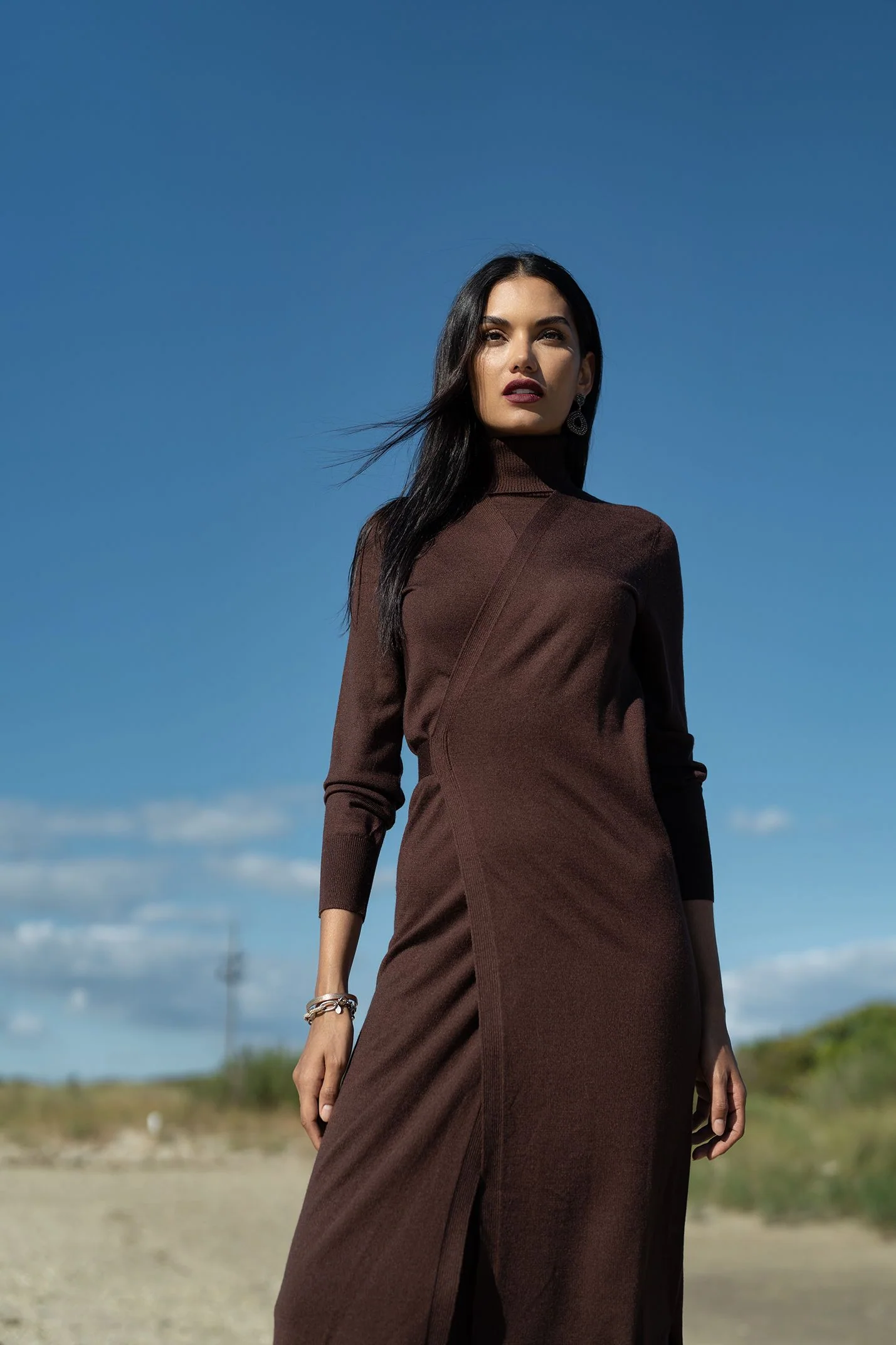 Ellie Makir Wrap Dress Set - Image 7