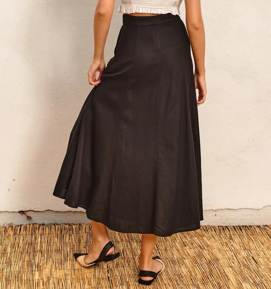 Flared Maxi Skirt - Image 3