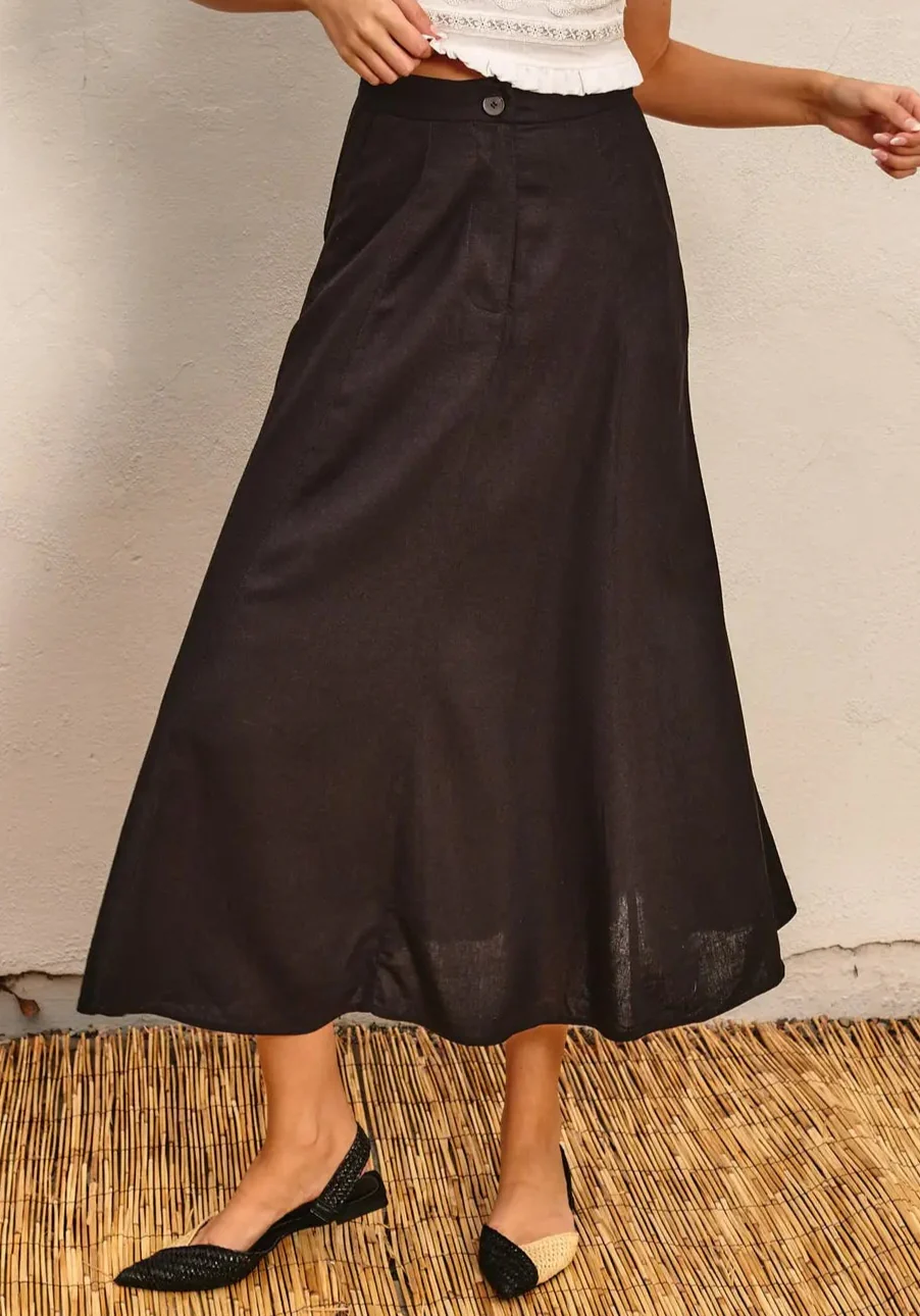 Flared Maxi Skirt - Image 4