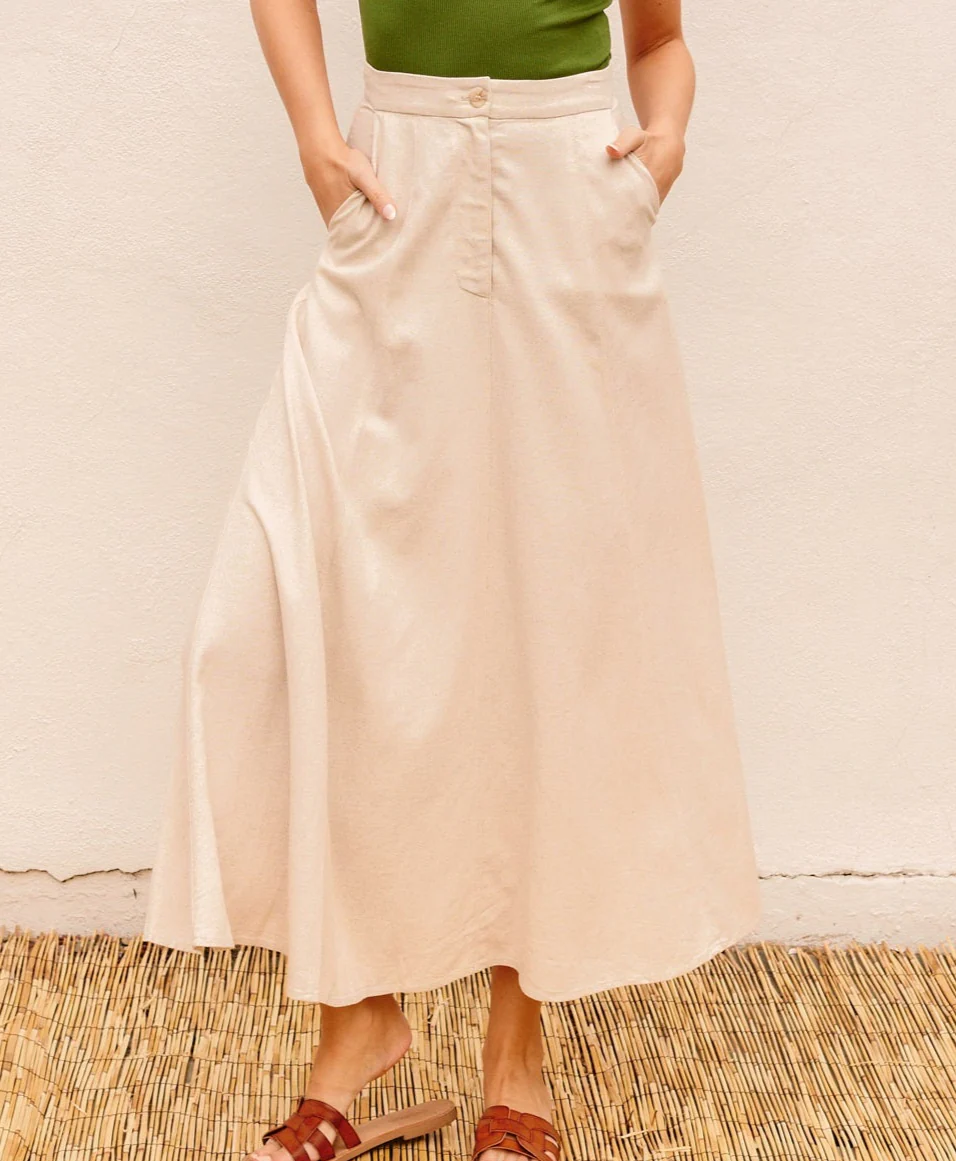 Flared Maxi Skirt - Image 8