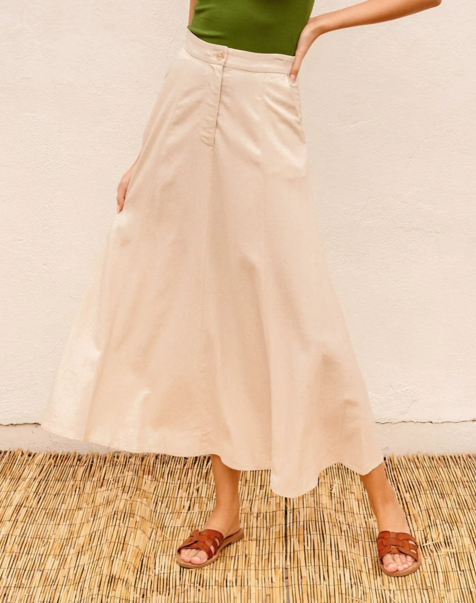 Flared Maxi Skirt - Image 9