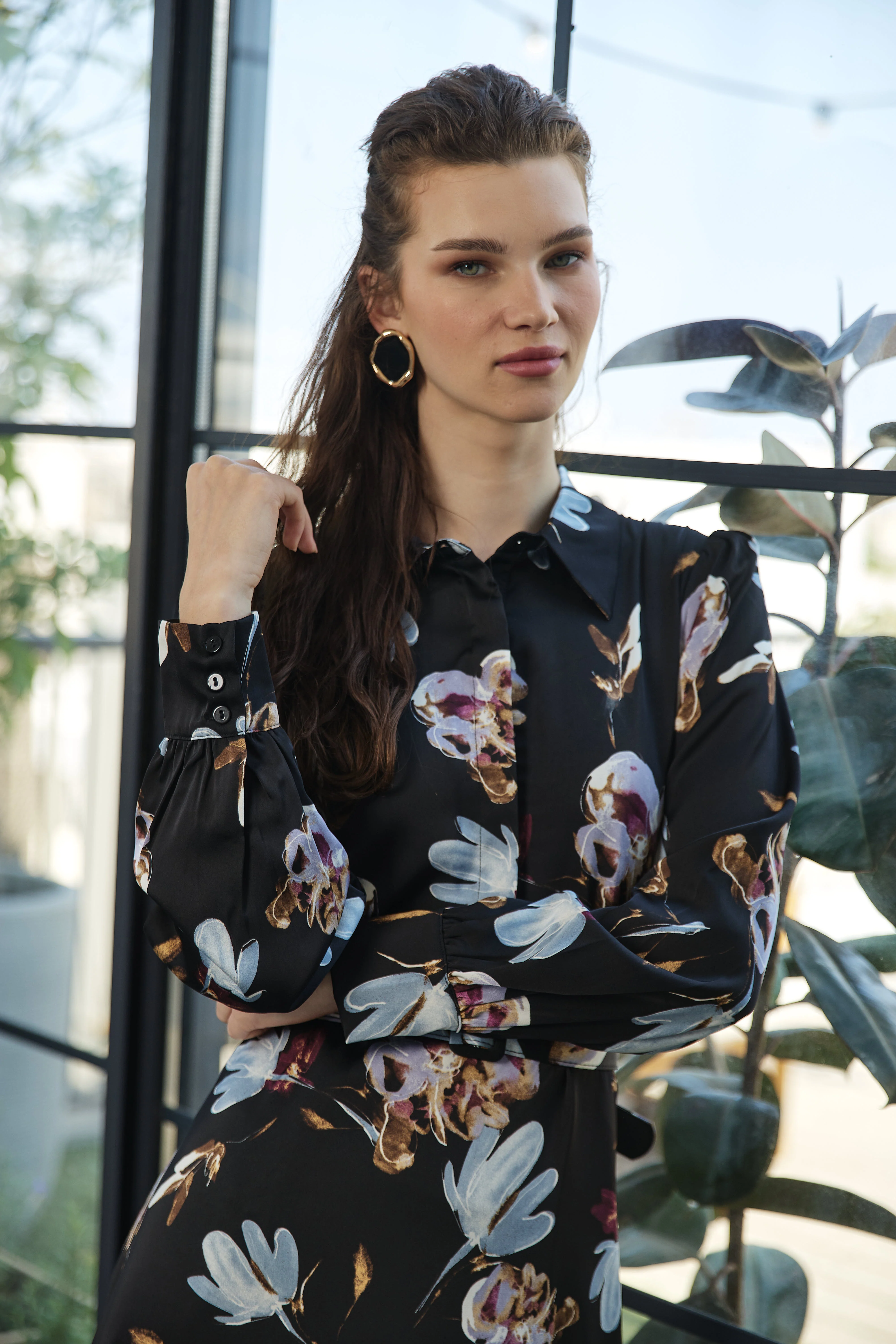 Flower Print Dress - Image 3
