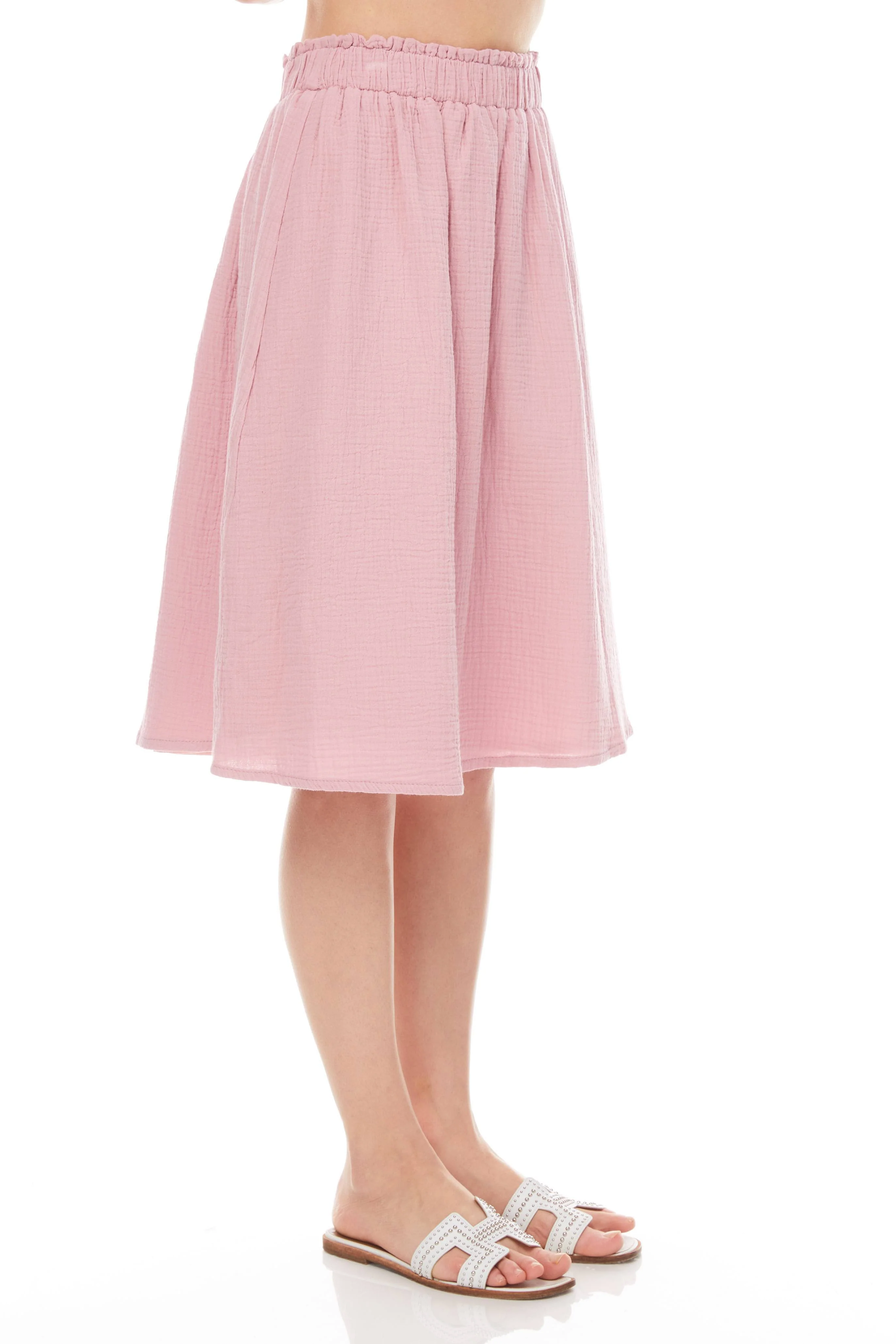 Gauze Skirt Mauve - Image 3