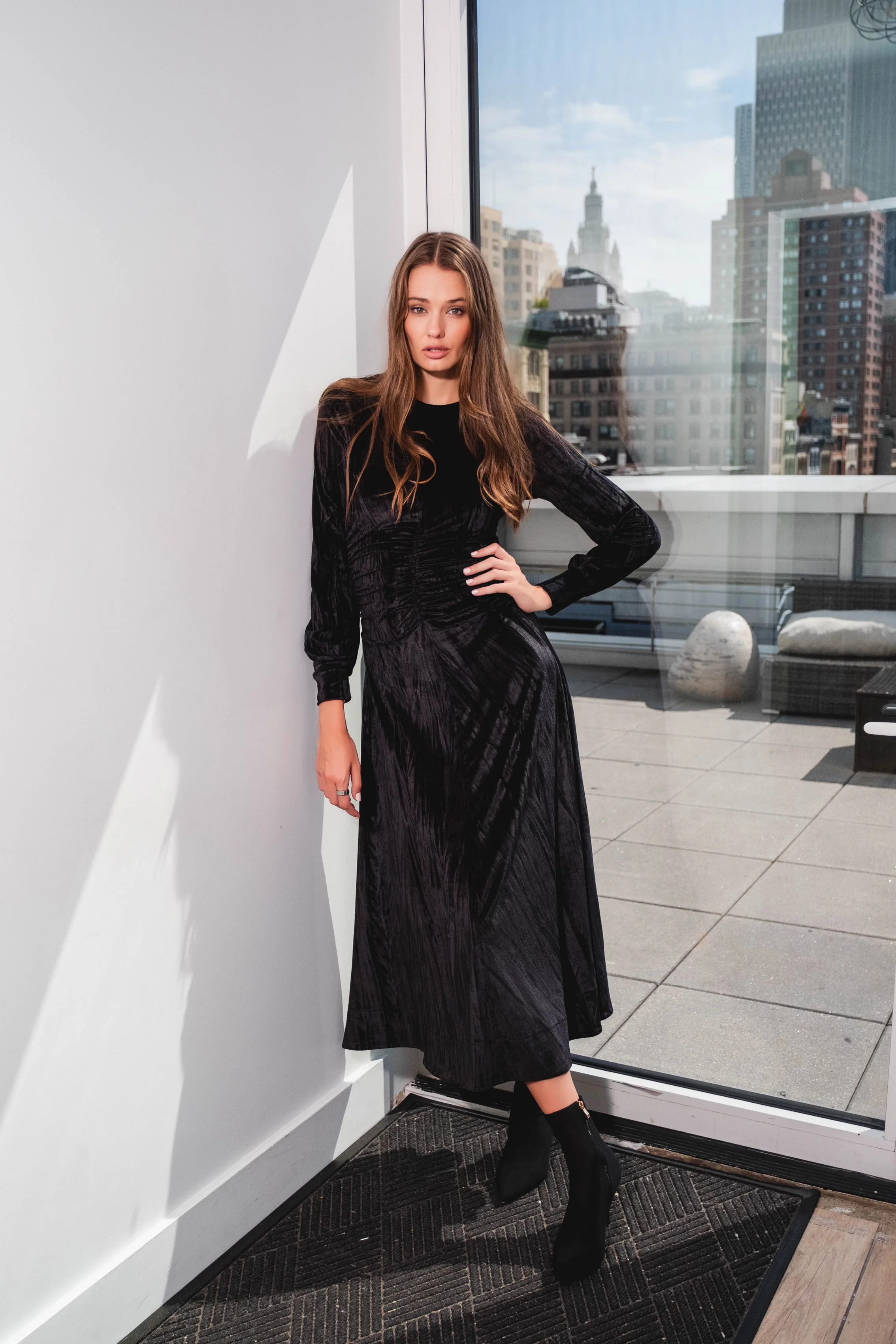 Ginette Dress Black - Image 2