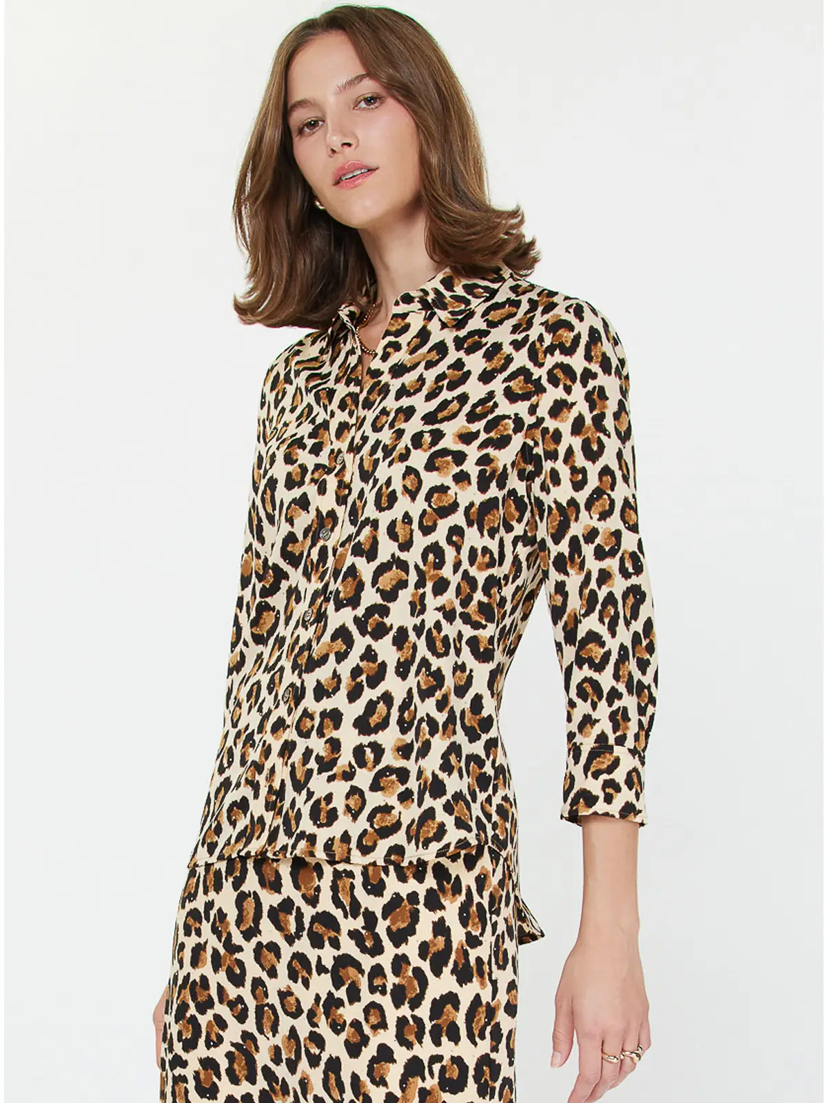 Leopard Print Blouse