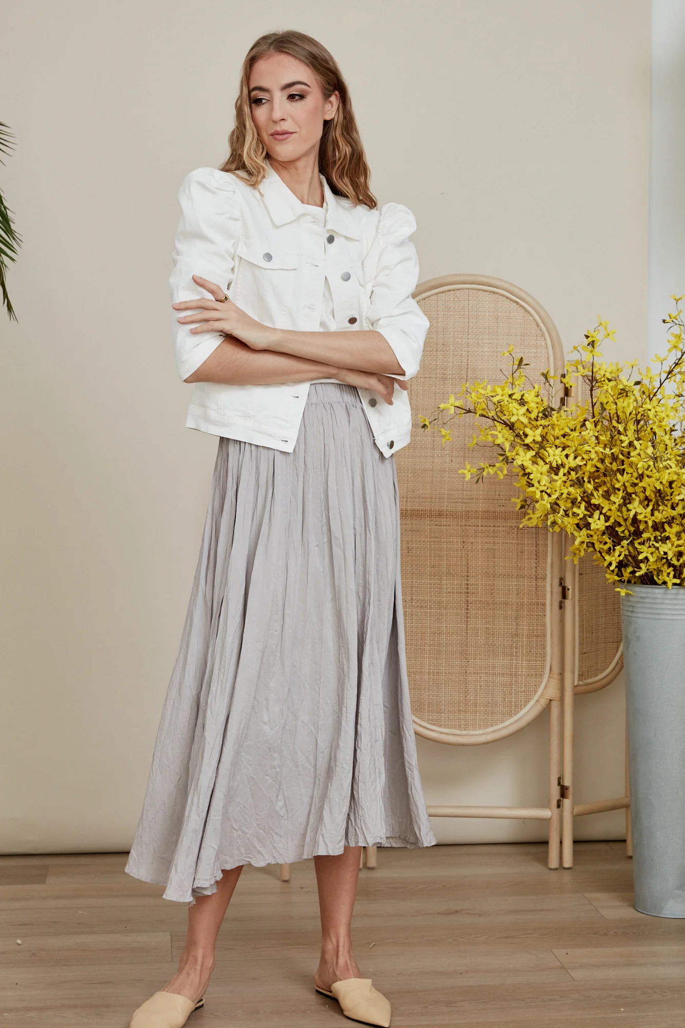 Lillian Jacket White