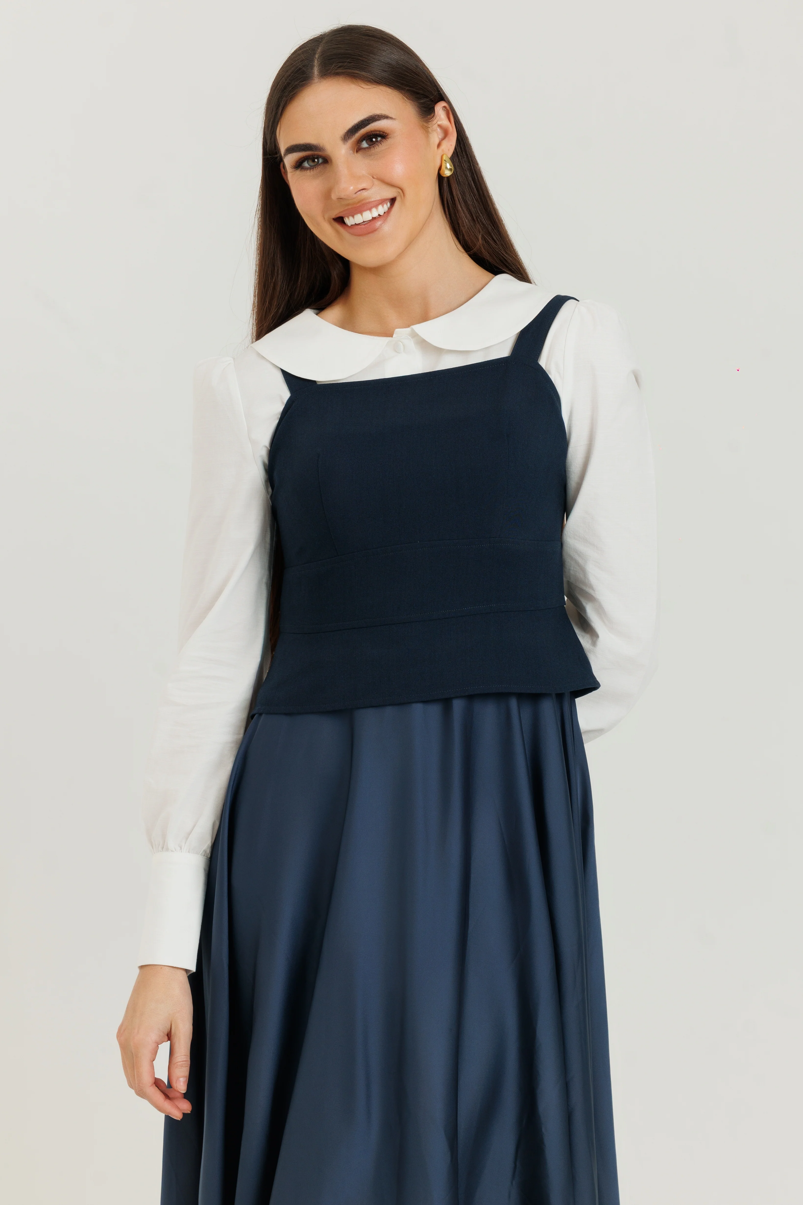Loup Buckle Jumper Navy - Image 3