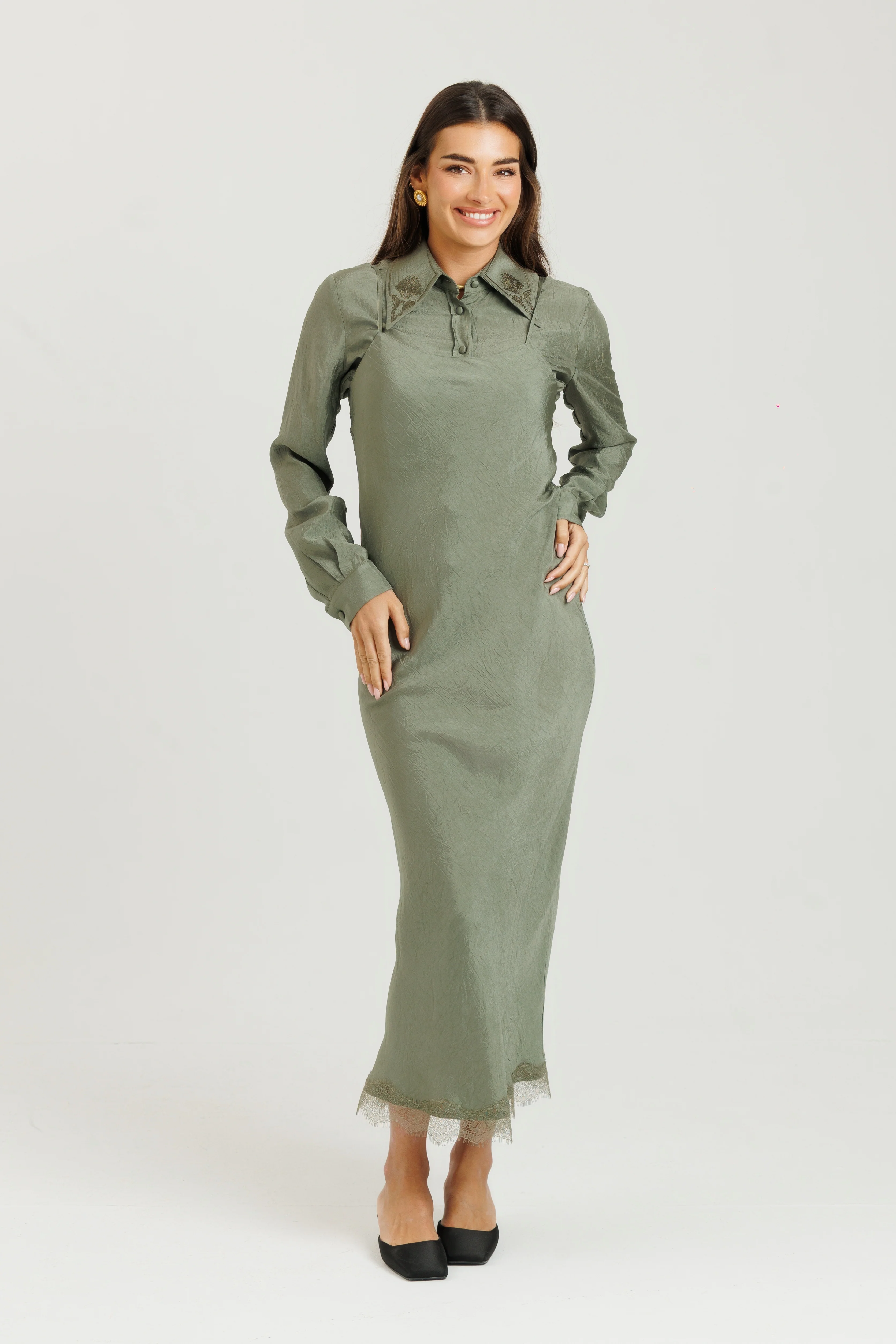 Loup Lace Slip Jumper - Image 2