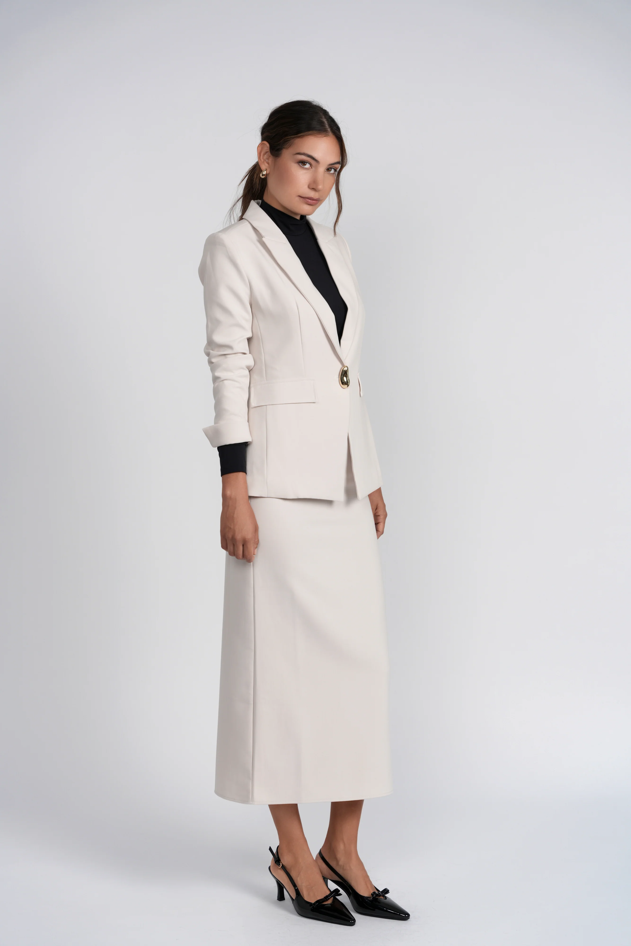 Luum Gwen Blazer Ivory - Image 6