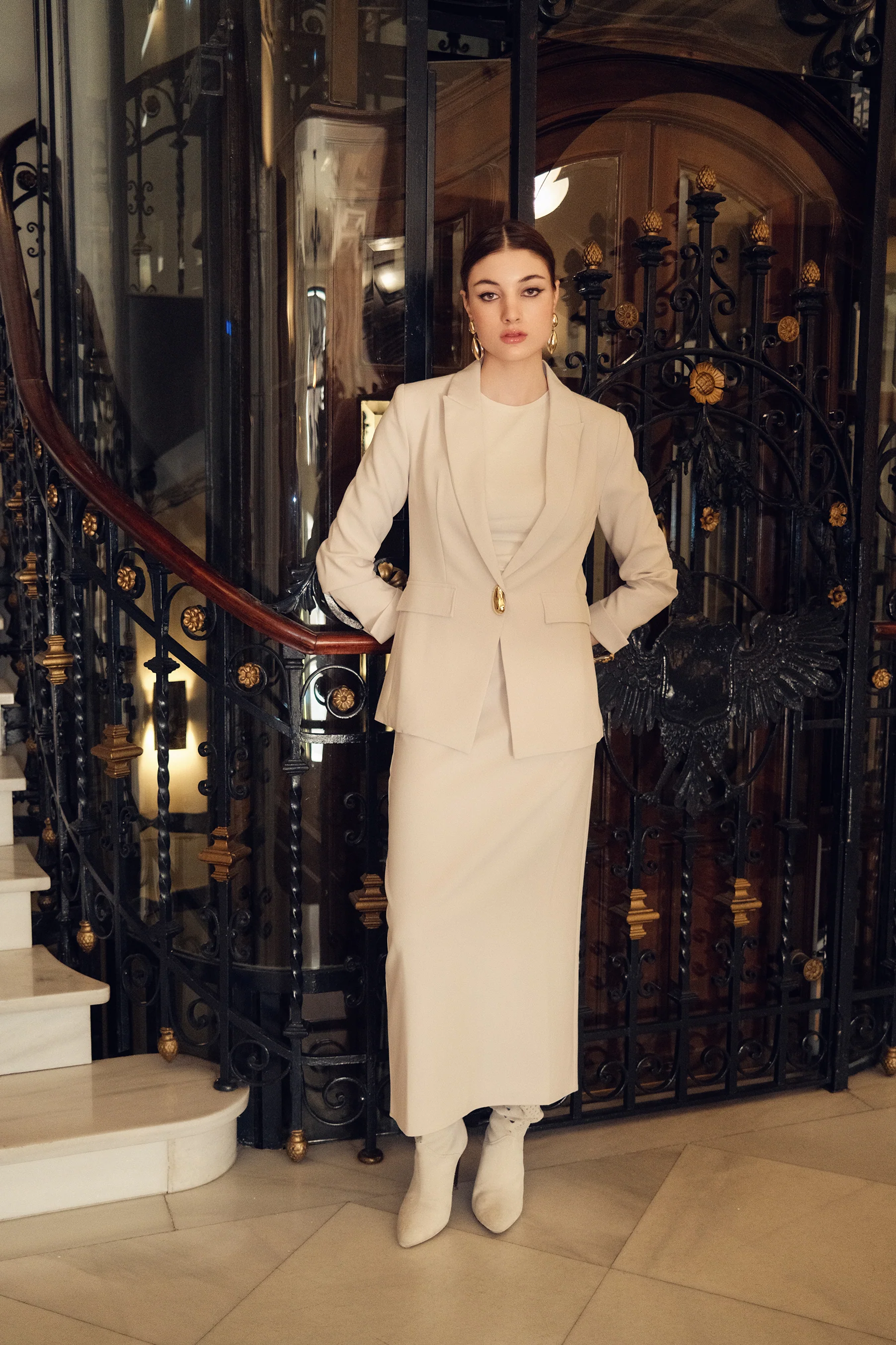 Luum Gwen Skirt Ivory - Image 2