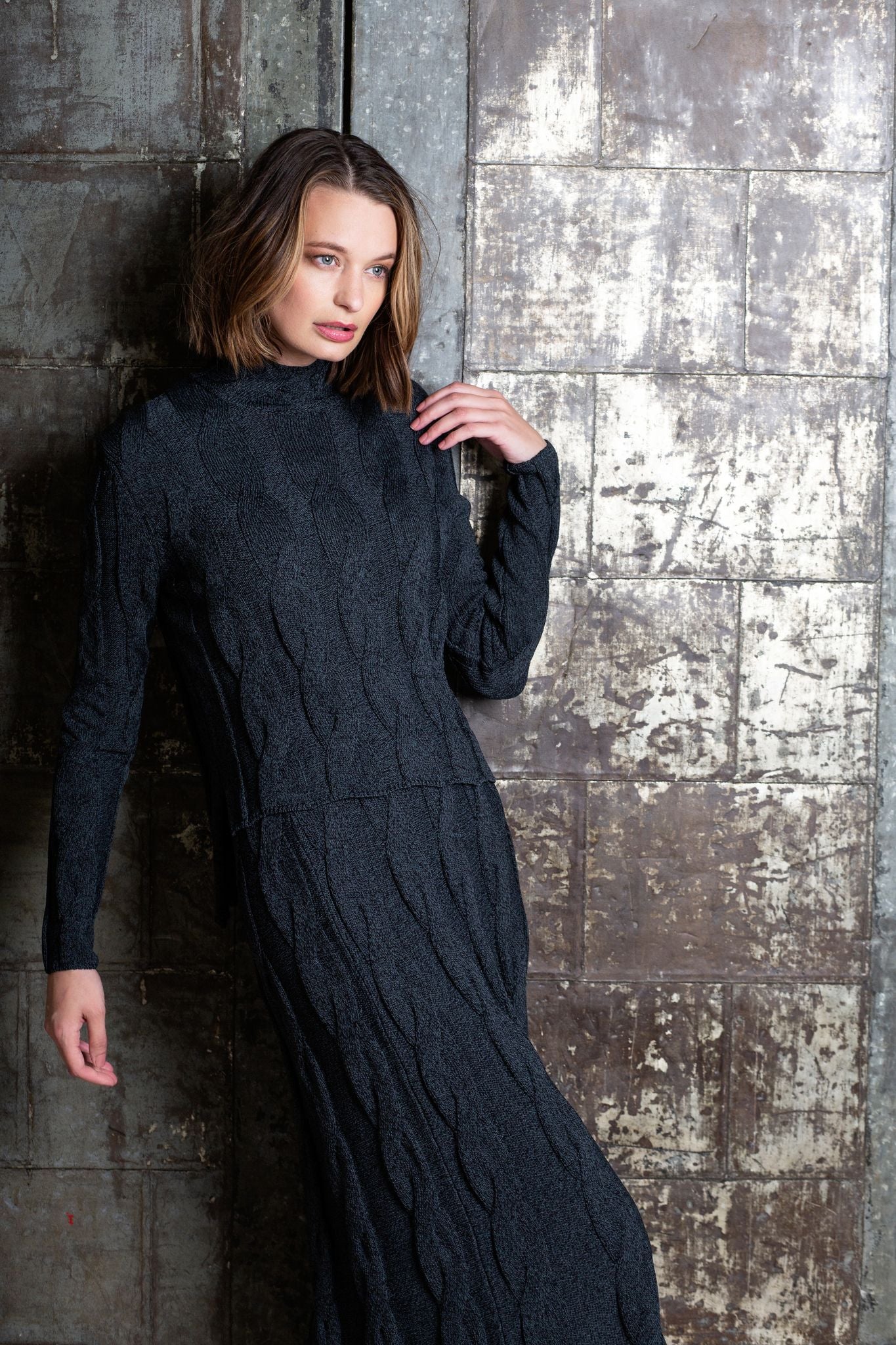 Mun Cable Knit Skirt - Image 3