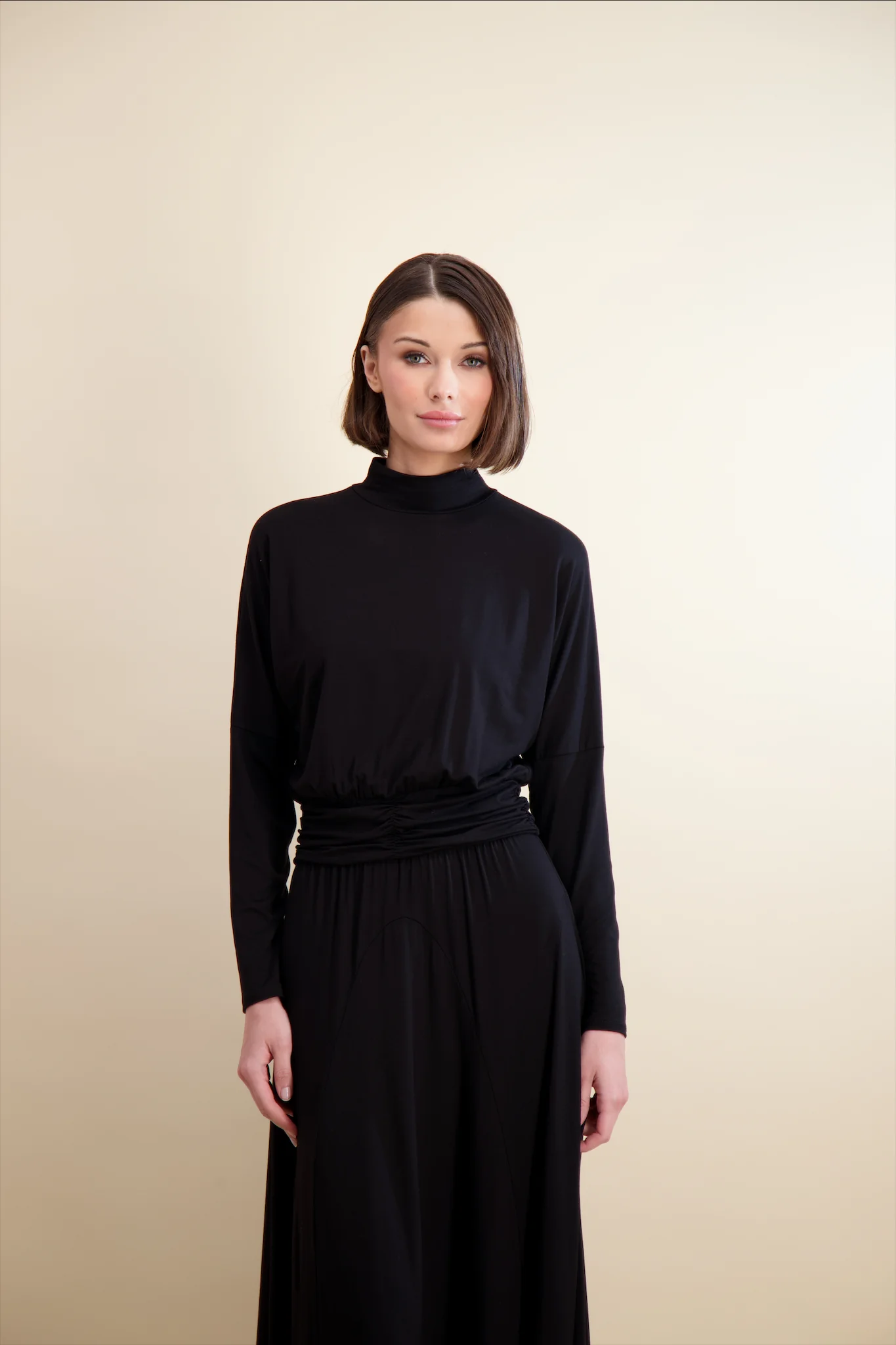 Pashmina Dolman Waisted Maxi - Image 4