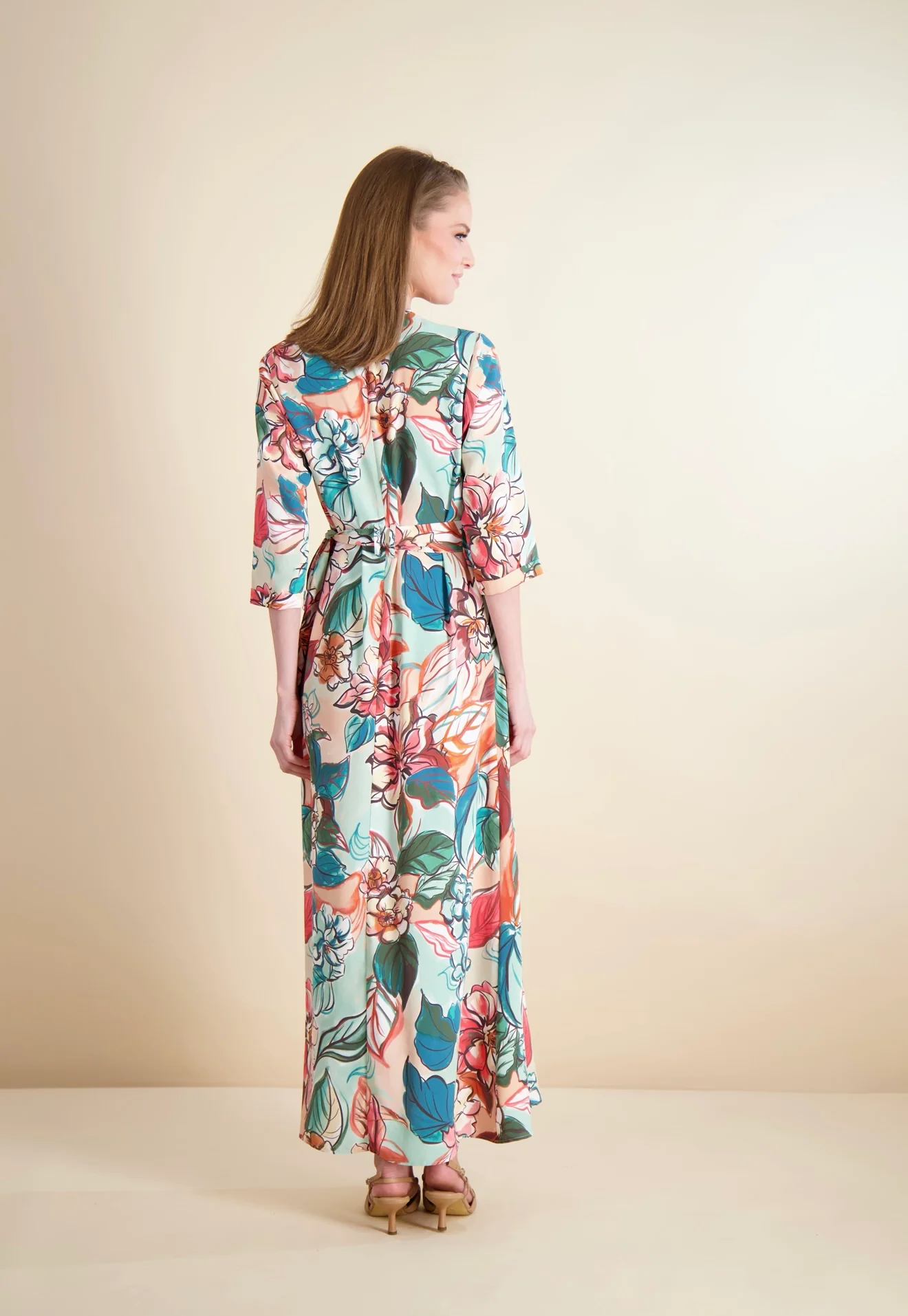 Pashmina Floral Tie Maxi - Image 5