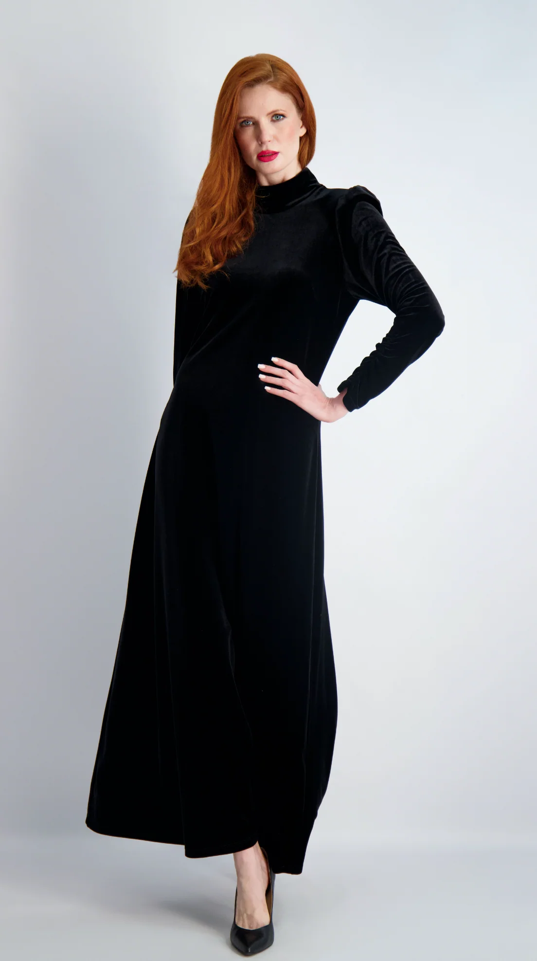 Pashmina Kay Maxi Black - Image 5
