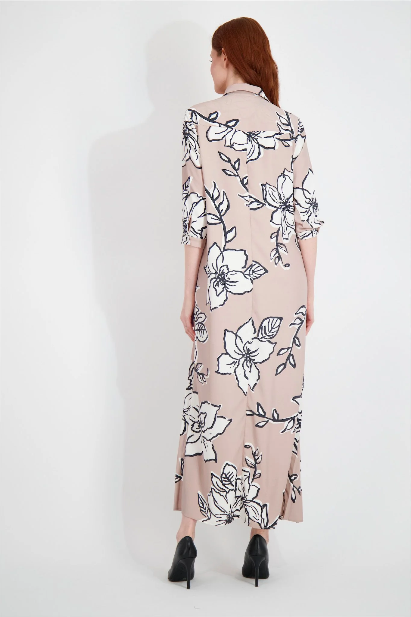 Pashmina Pleated Maxi Floral - Image 5