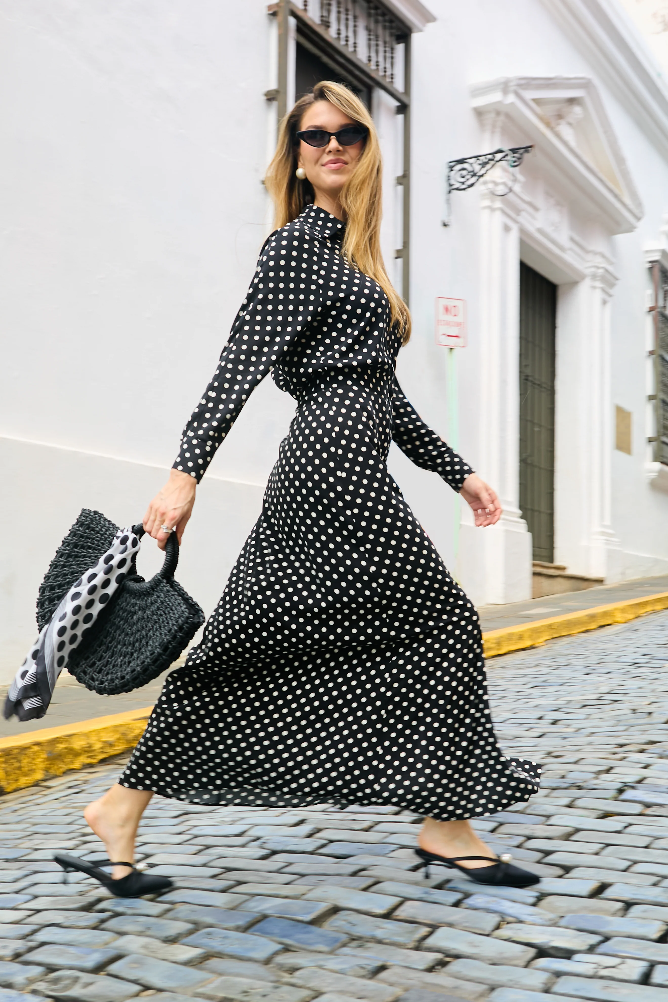 Pashmina Polka Dot Maxi - Image 3