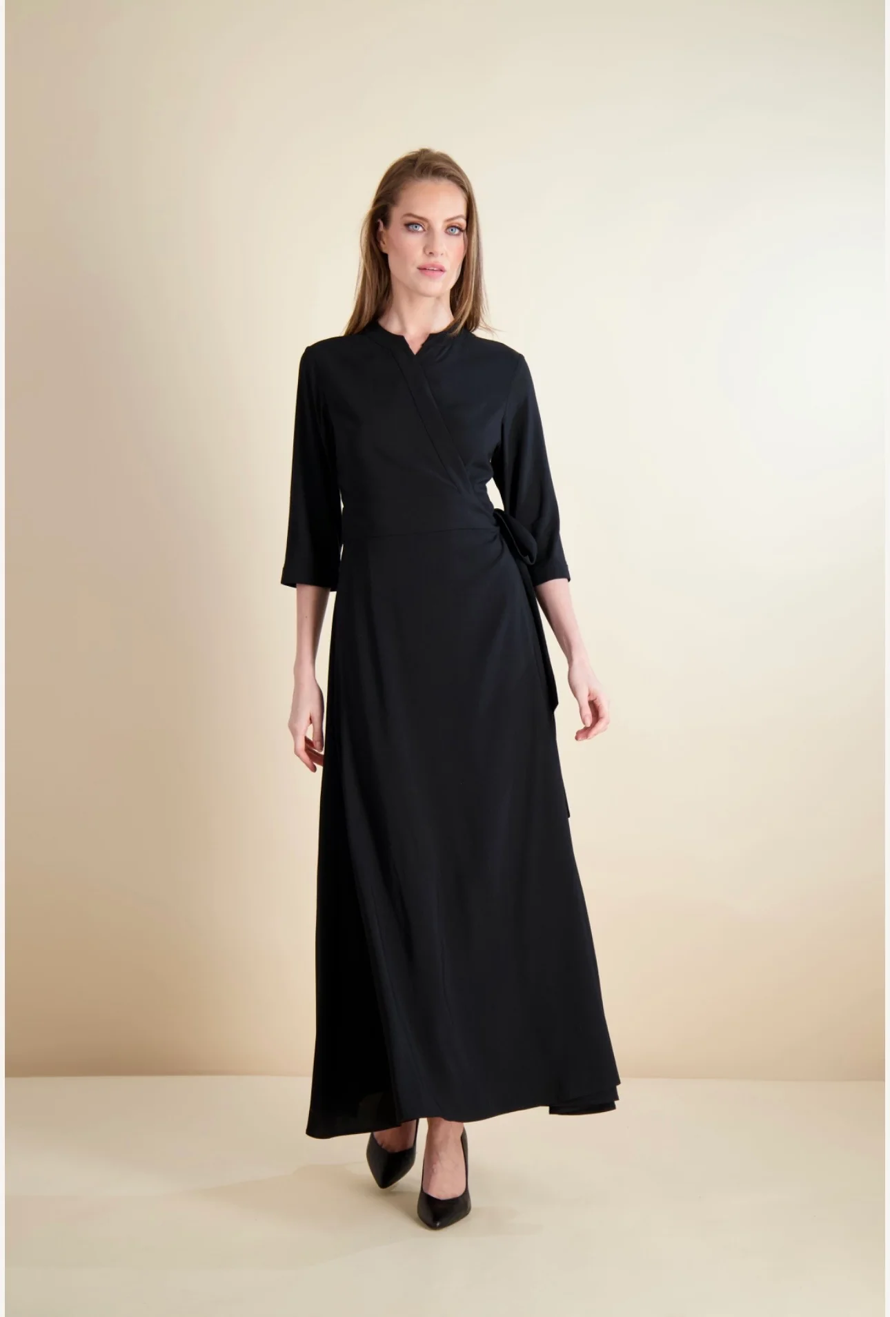 Pashmina Wrap Maxi Black - Image 2